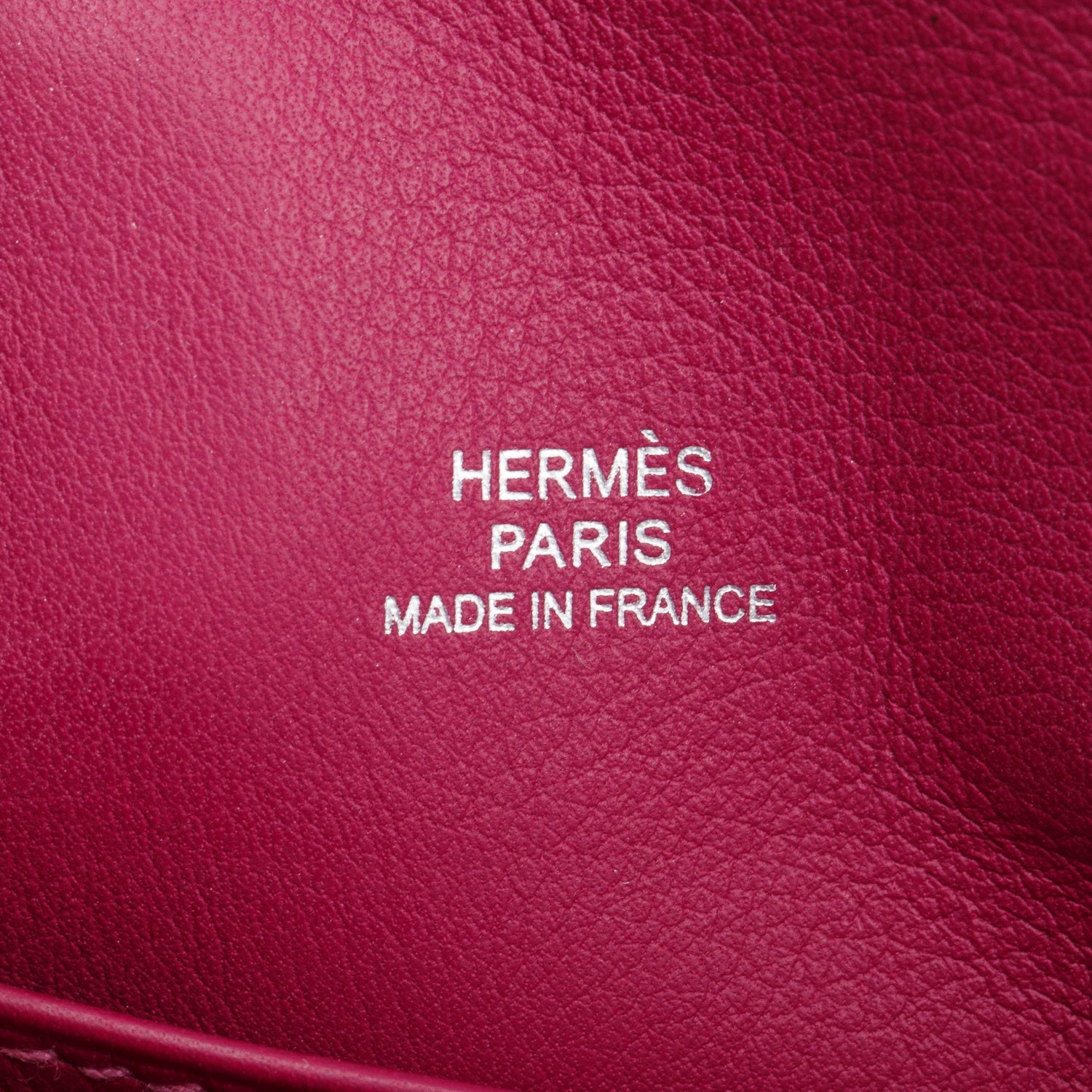 Hermes Rose Pourpre Swift Leather Micro Birkin 15 w/ Strap