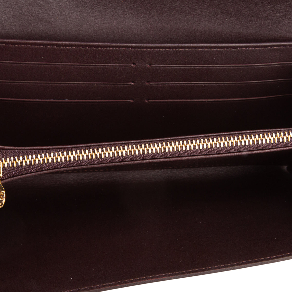 Louis Vuitton Amarante Monogram Vernis Sarah Wallet