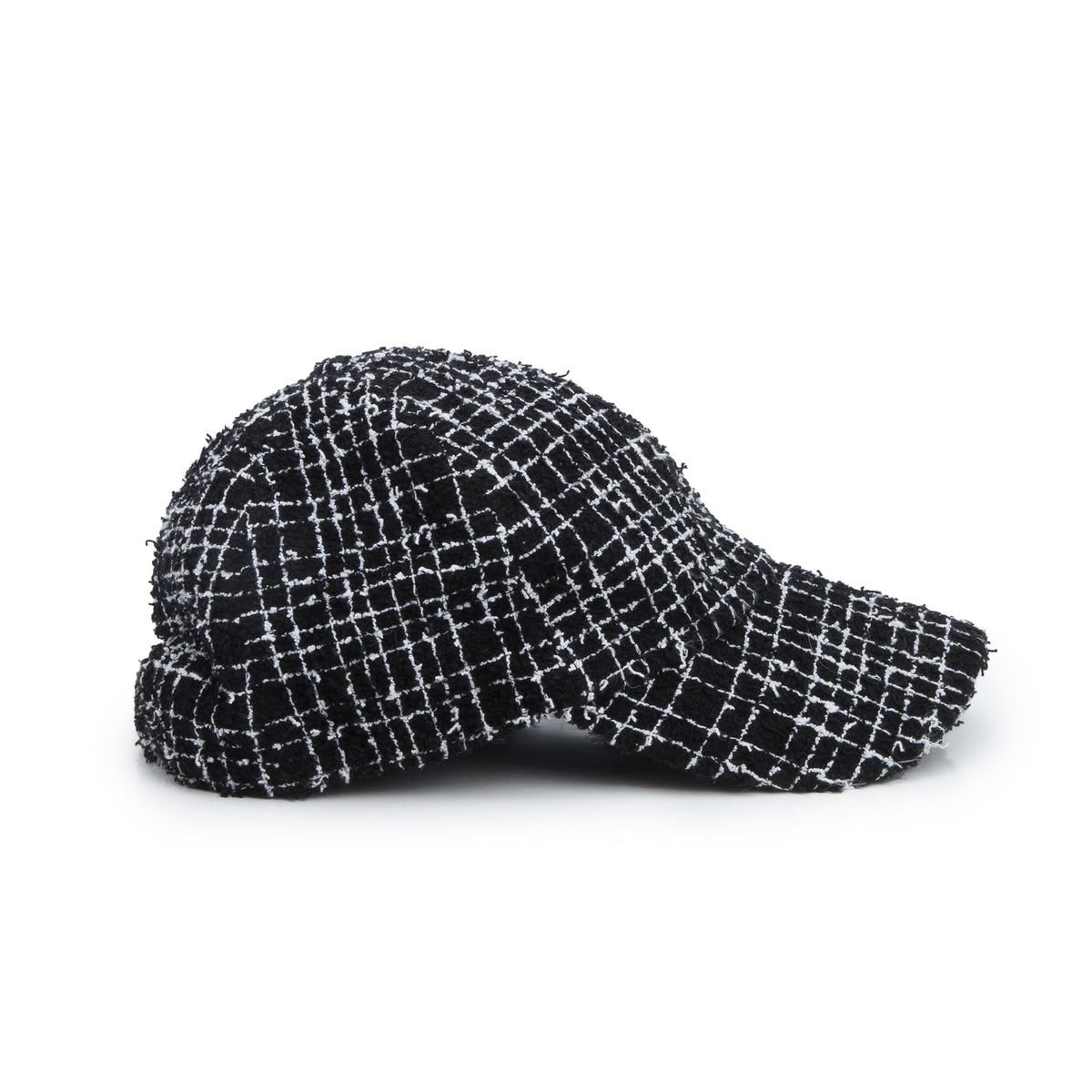 Chanel Black Tweed Baseball Cap