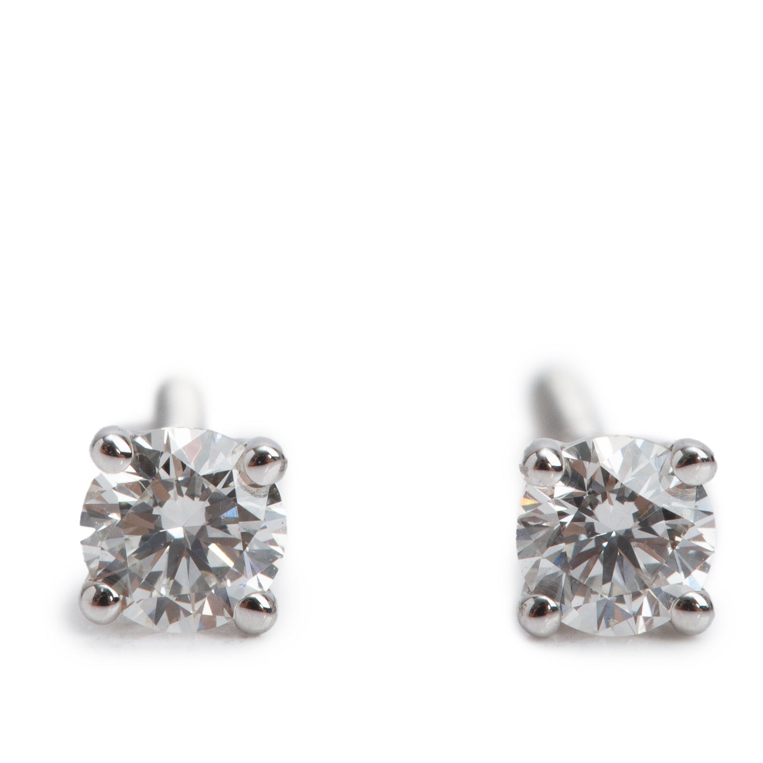 14k White Gold 0.30 tcw. Diamond Stud Earrings