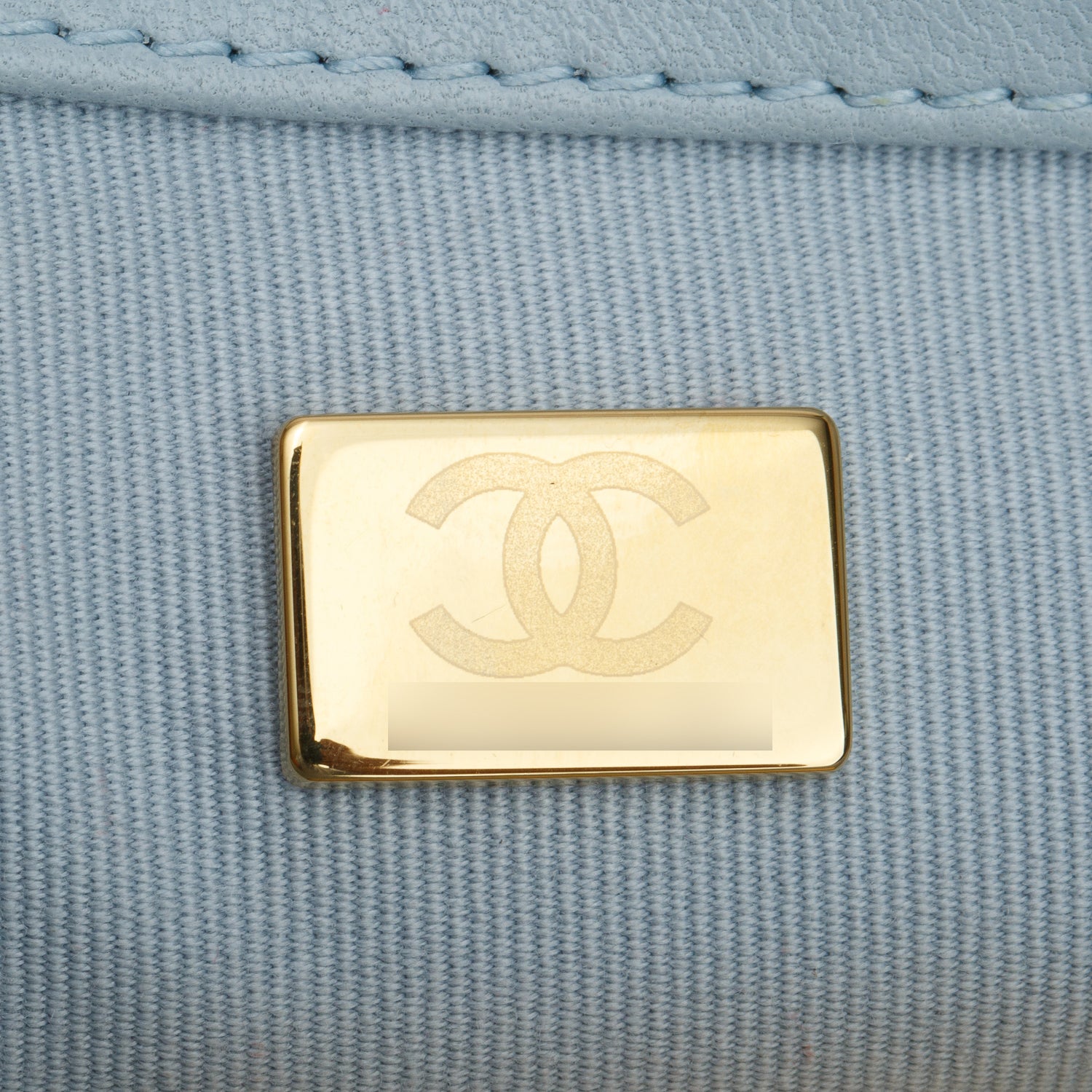 Chanel 2022 Blue Lambskin Leather Medium 19 Flap Bag w/ Box & Receipt