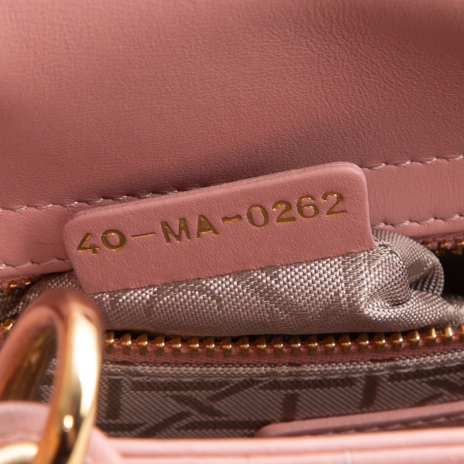Christian Dior 2022 Pink Lambskin Cannage Mini Lady Dior Bag w/ Box, Authenticity Card & Strap