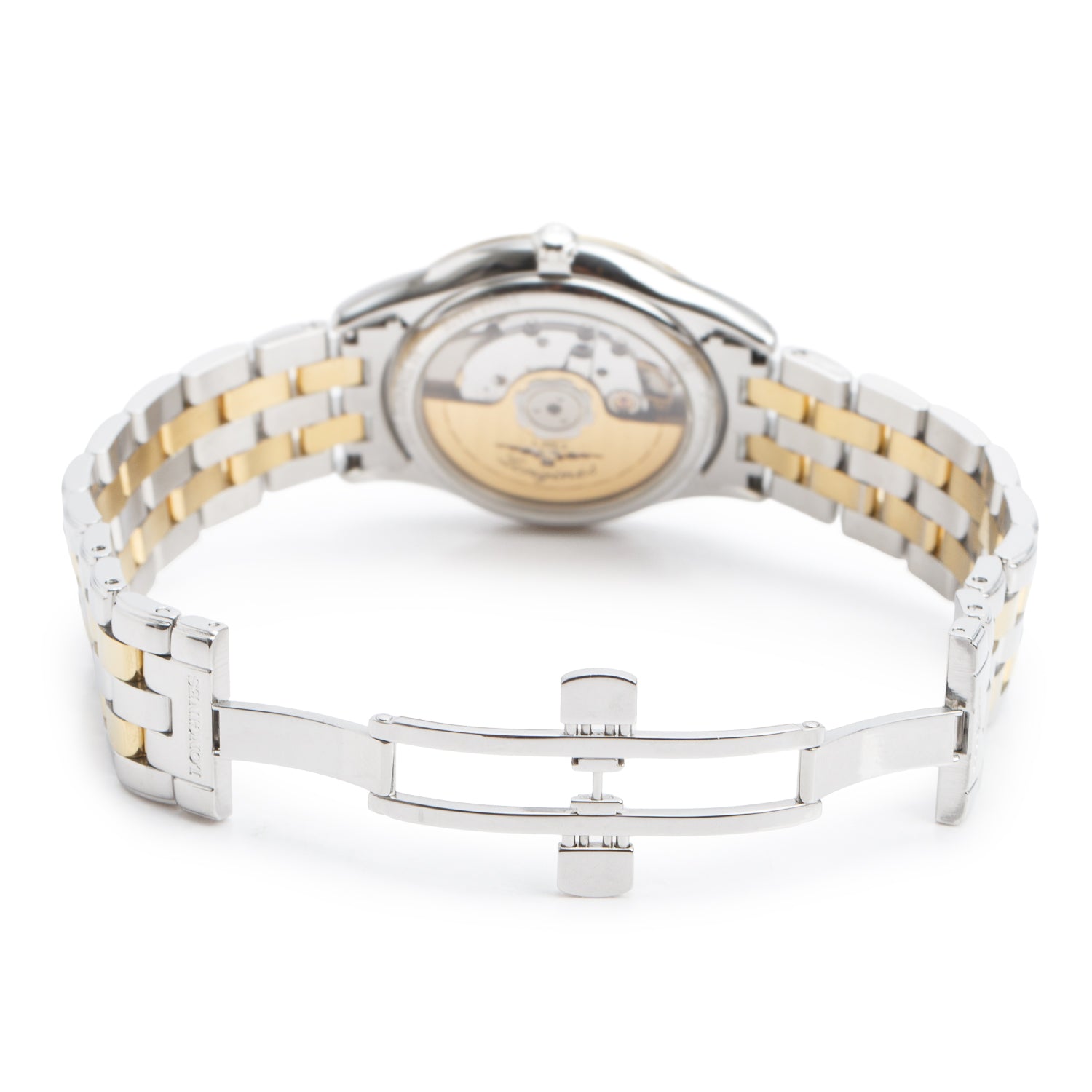Longines 2022 Two-Tone Stainless Steel Flagship Classic 36 MM Automatic Watch White Diamond Dial w/ Box & Papers