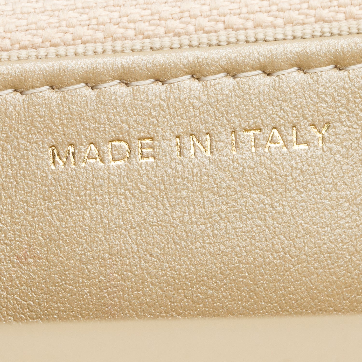 Chanel Gold Lambskin Leather 19 Wallet On Chain