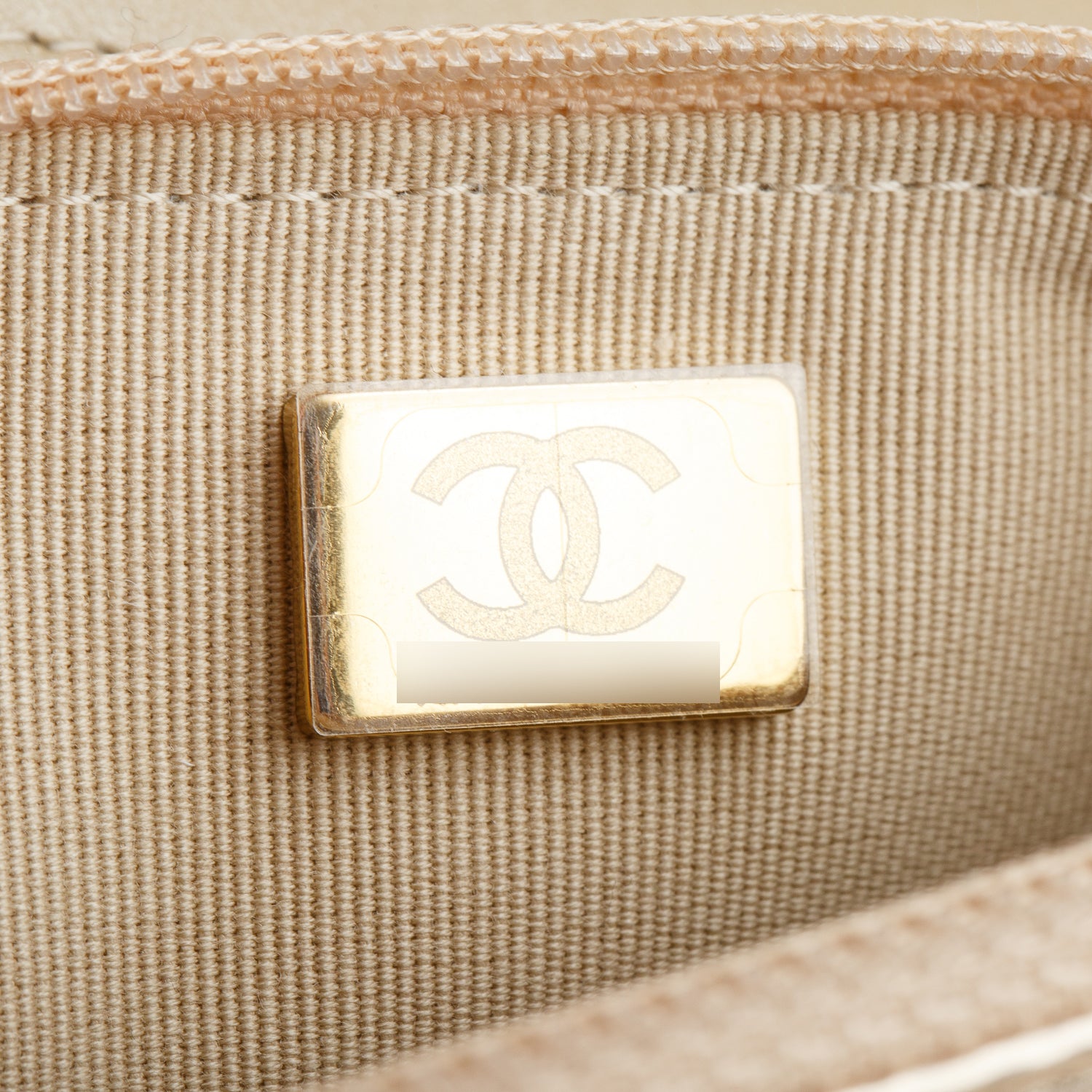 Chanel Gold Lambskin Leather 19 Wallet On Chain
