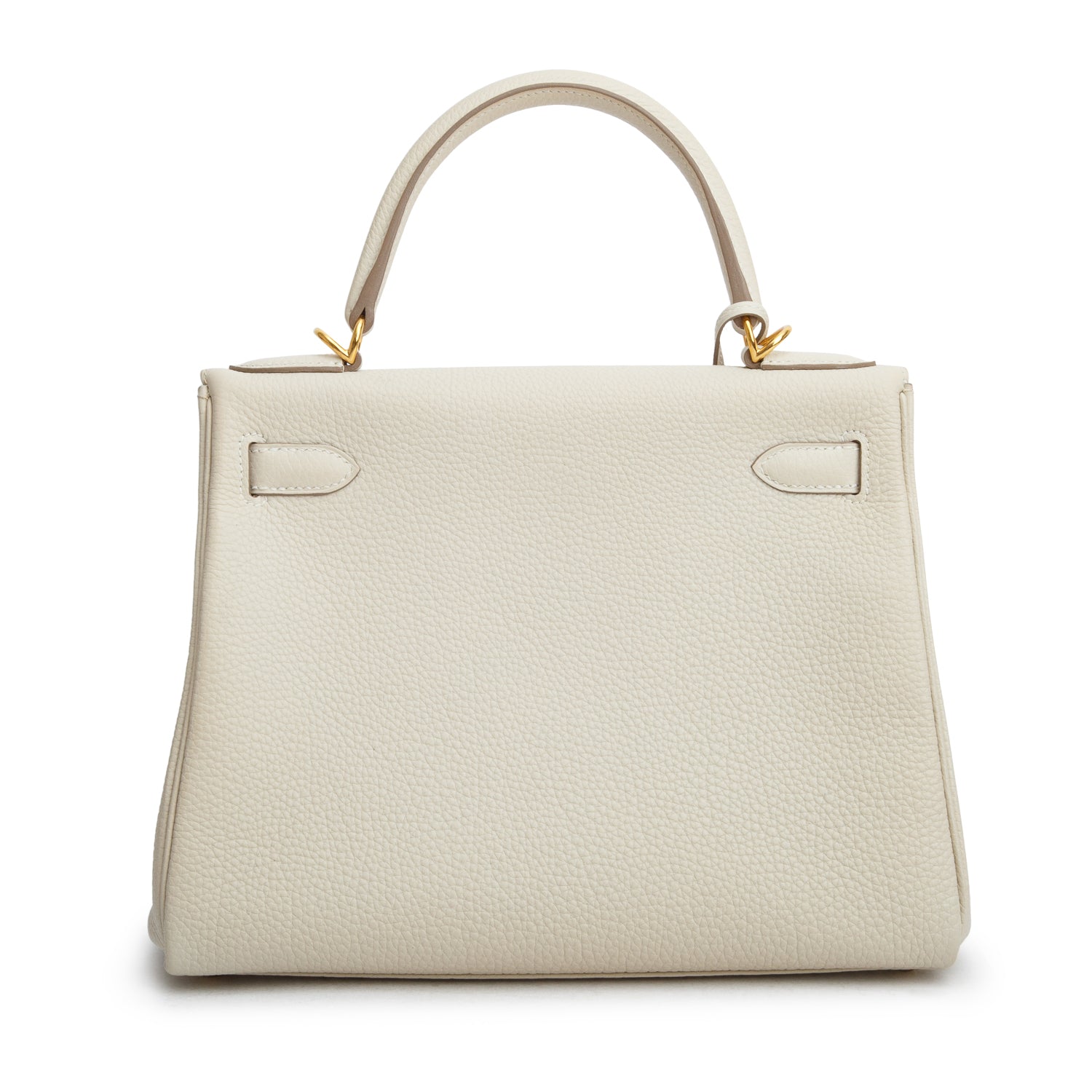 Hermes 2023 Craie Veau Togo Kelly II Retourne 28 w/ Strap