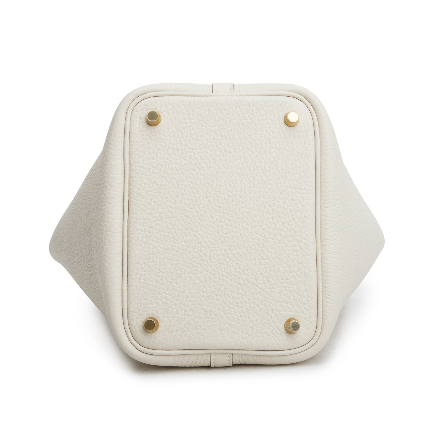 Hermes 2026 Craie Taurillon Clemence Picotin Lock 18 w/ Box
