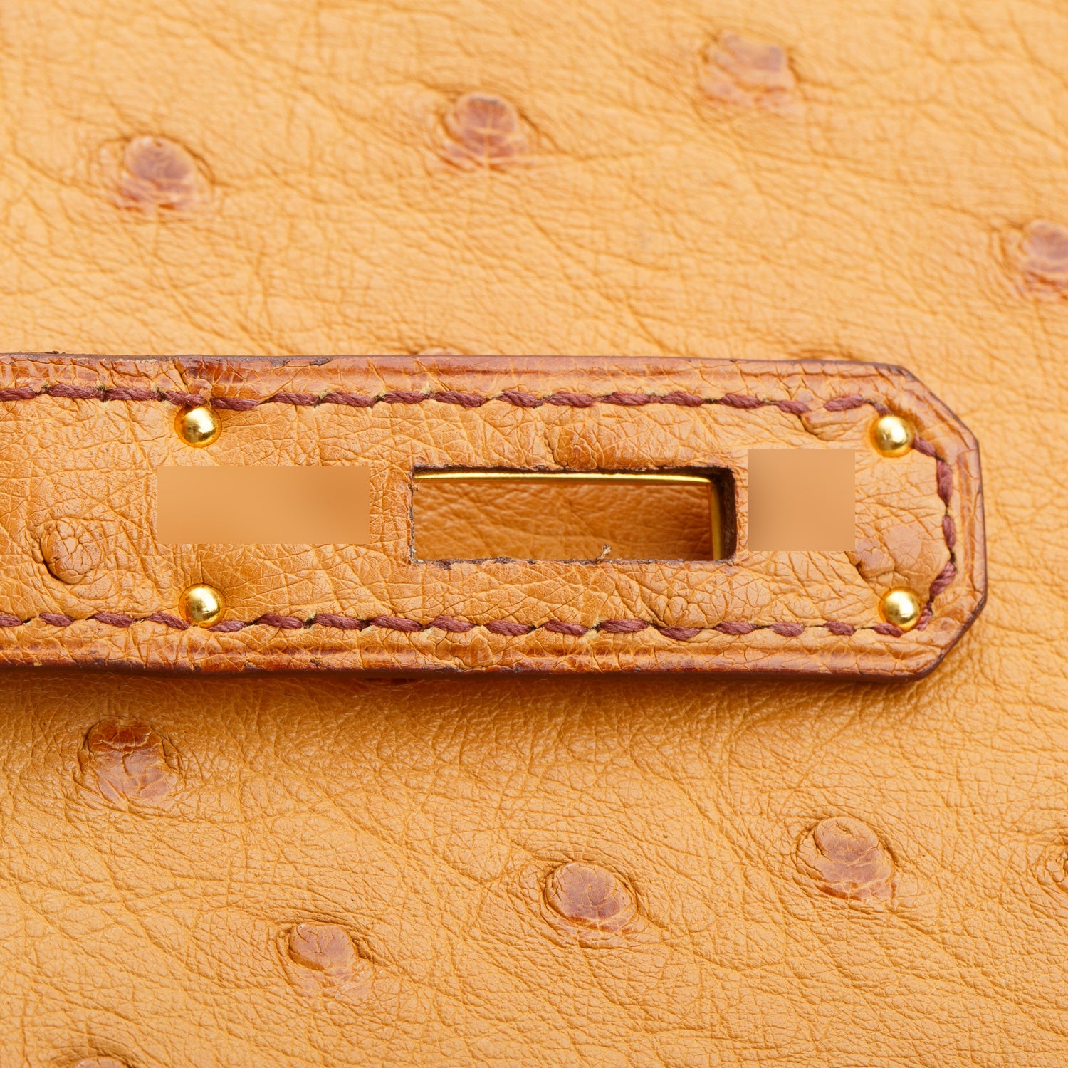 Hermes Cognac Ostrich Birkin 30