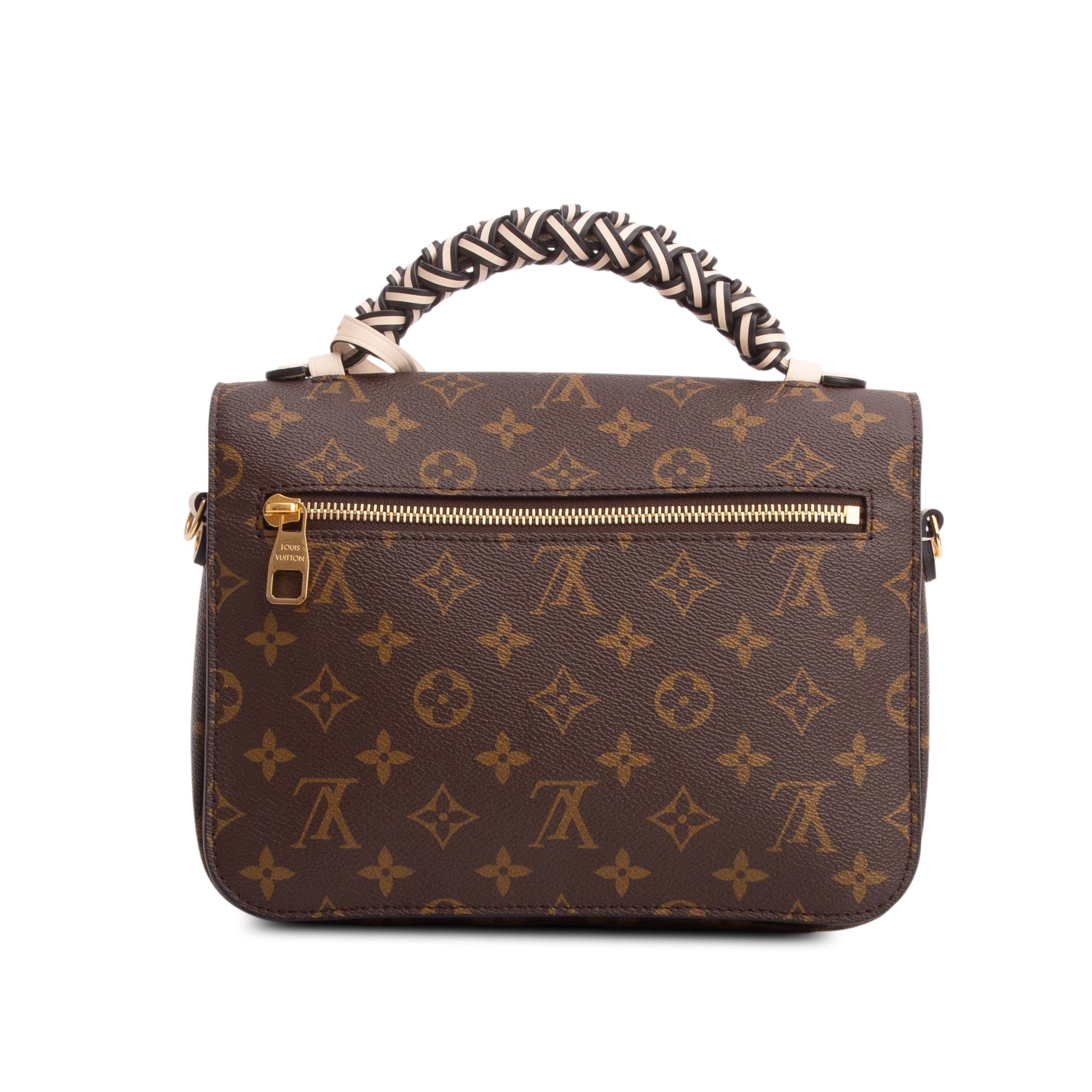 Louis Vuitton Monogram Braided Pochette Metis w/ Strap