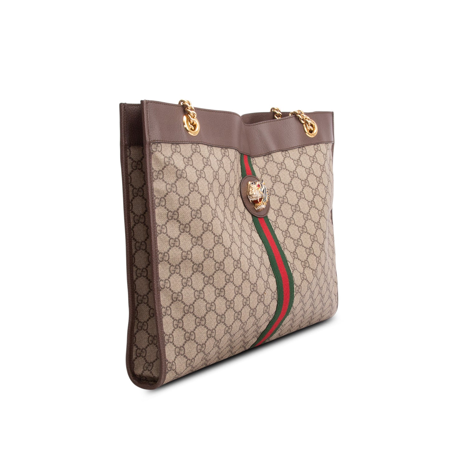 Gucci GG Supreme Monogram Large Rajah Chain Tote