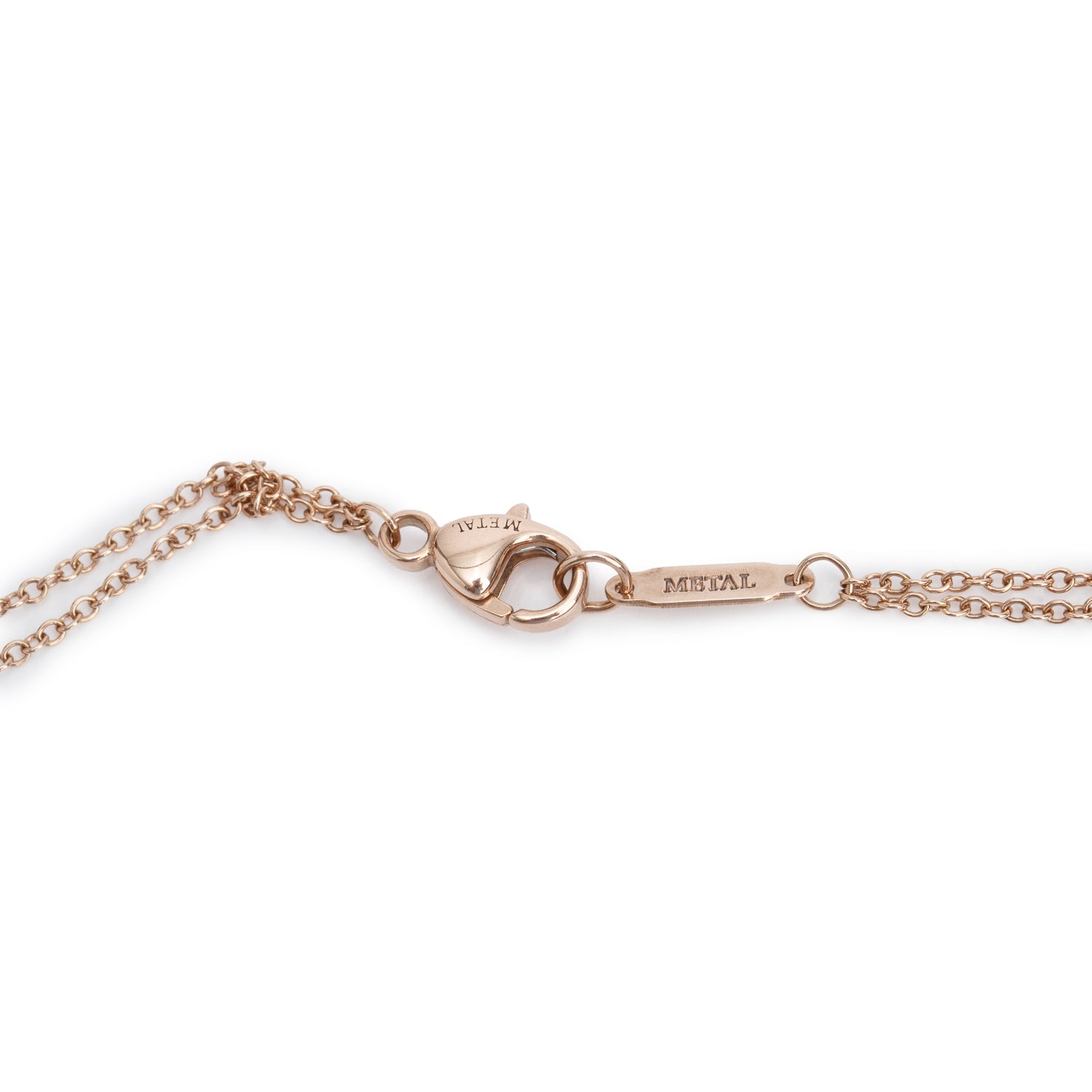 Tiffany & Co. Rubedo Double Chain Infinity Pendant Necklace w/ Box