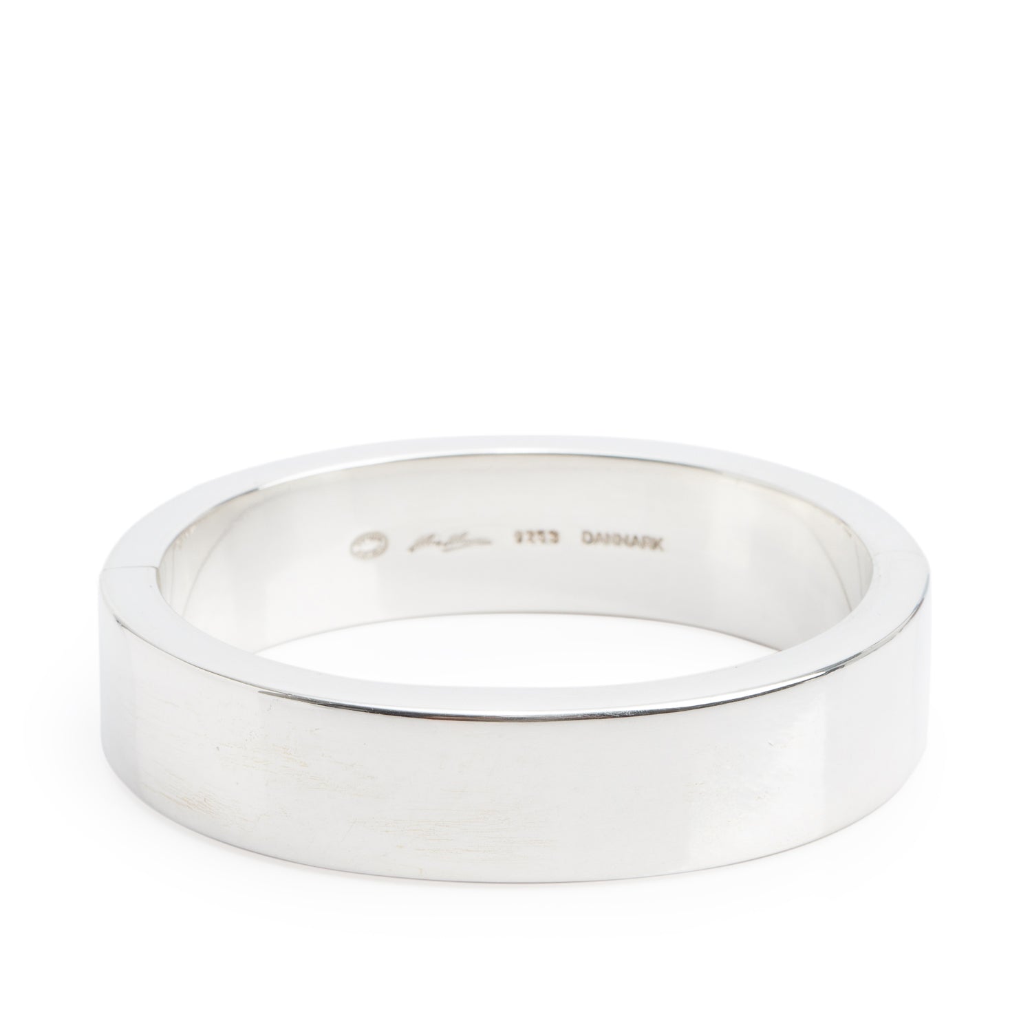Georg Jensen Sterling Silver Hinged Bangle Bracelet