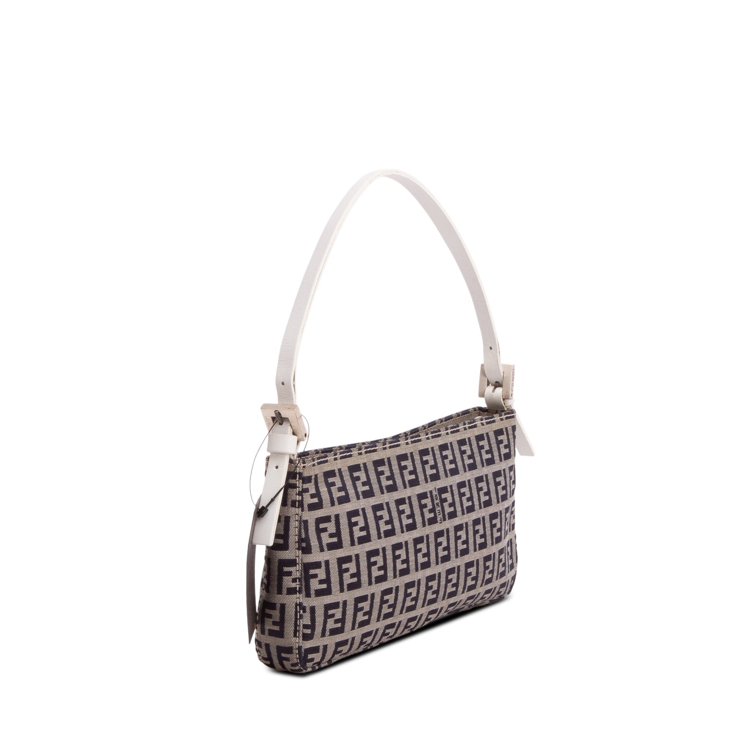 Fendi Navy Canvas Zucchino Pochette