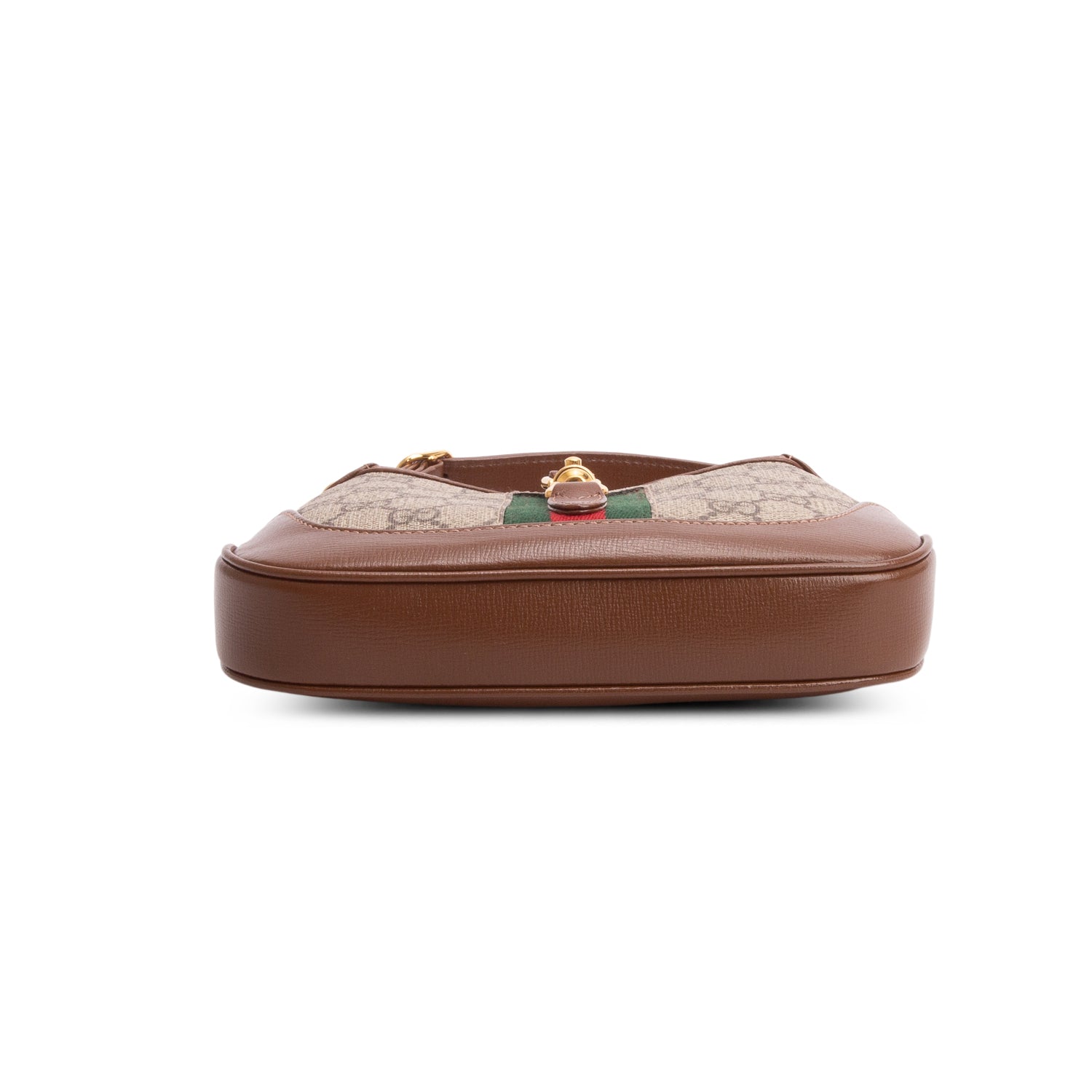 Gucci GG Supreme Monogram Azalea Calfskin Web Mini Jackie 1961 w/ Strap