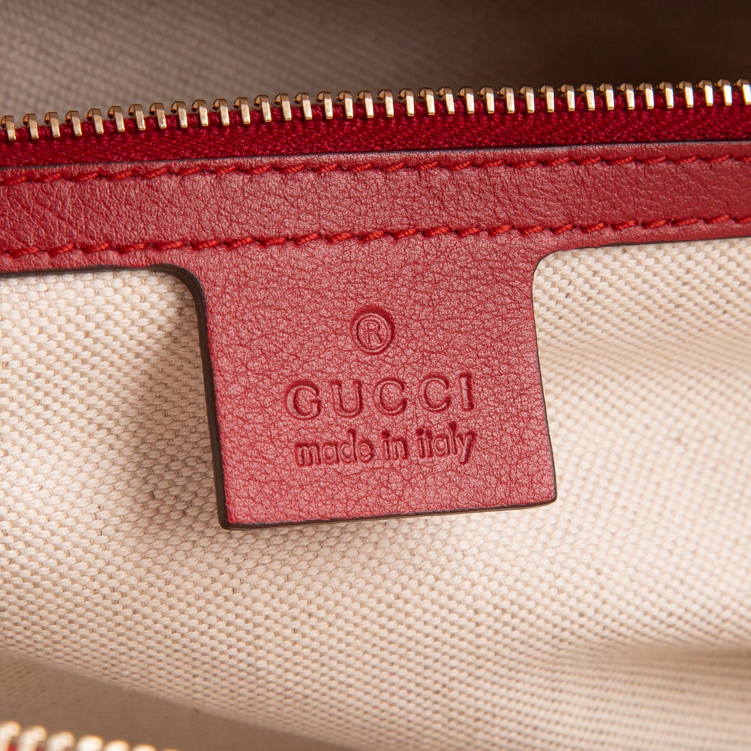 Gucci Red Patent Microguccissima Small Nice Top Handle Dome Bag w/ Strap