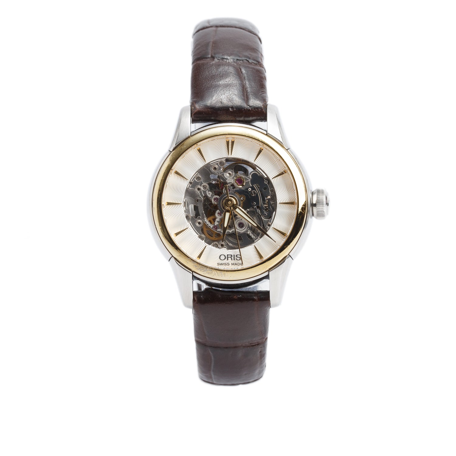Oris Two-Tone Stainless Steel Artelier Skeleton 31 MM Automatic Watch