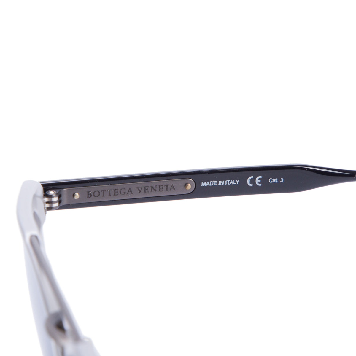Bottega Veneta BV0146s Aluminum Pilot Sunglasses w/ Case