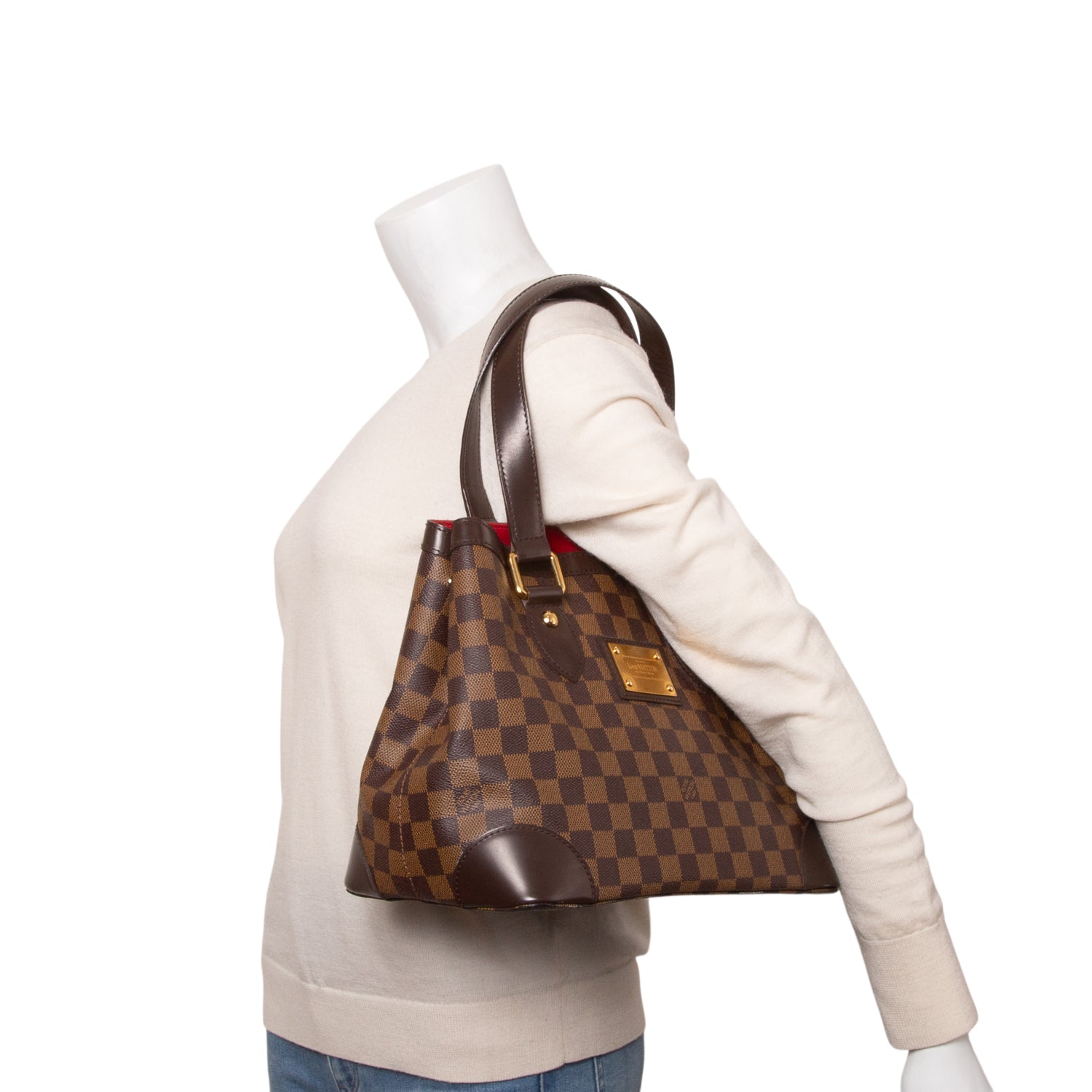 Louis Vuitton Damier Ebene Hampstead PM w/ Receipt