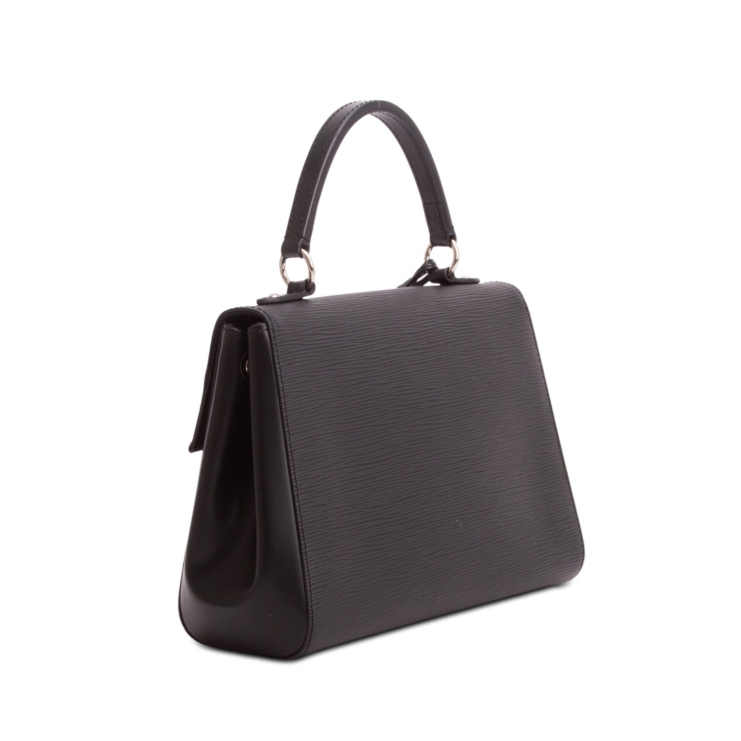 Louis Vuitton Black Epi Leather Cluny BB w/ Strap