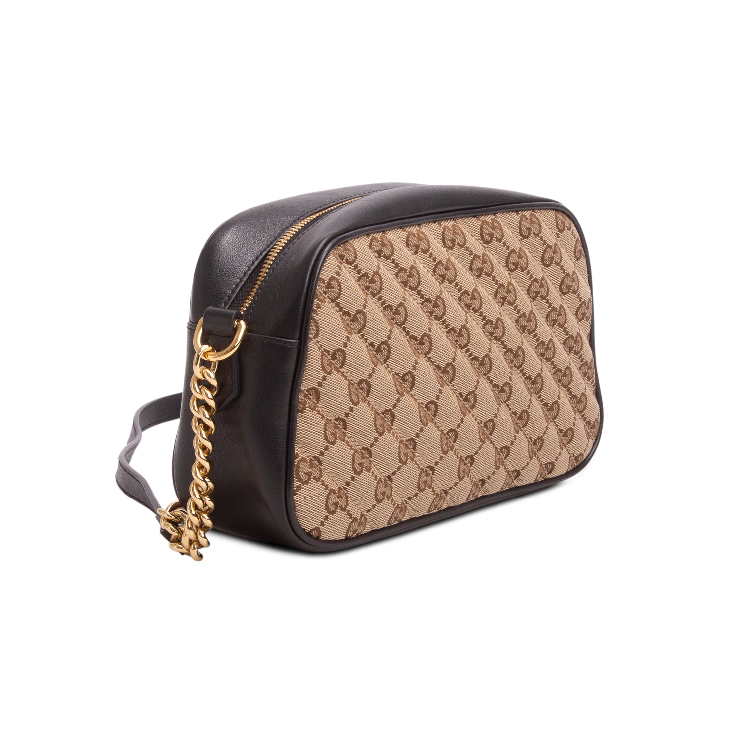 Gucci GG Canvas Marmont Matelasse Small Shoulder Bag w/ Box