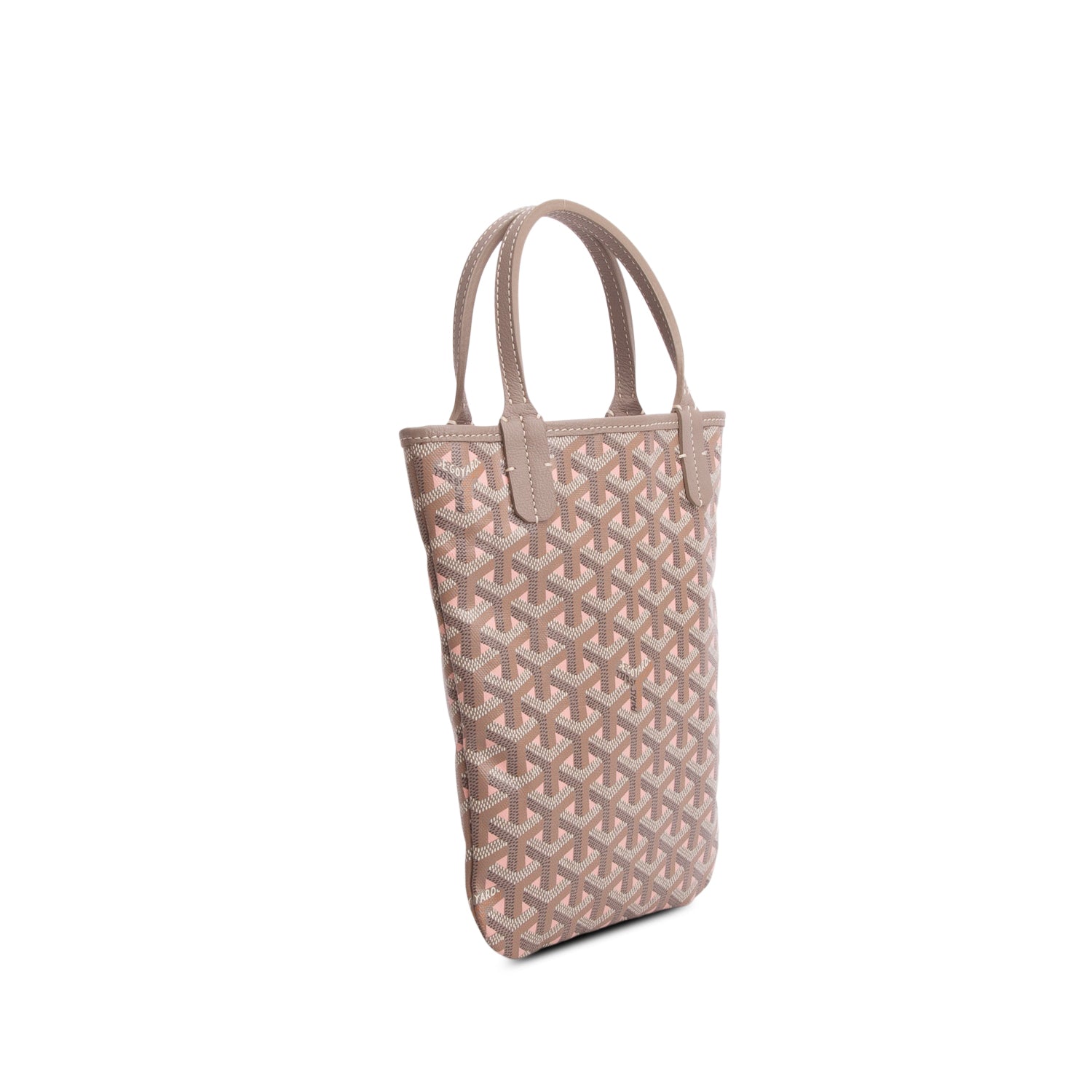 Goyard 2023 Grey Goyardine Poitiers Claire Voie Tote w/ Strap