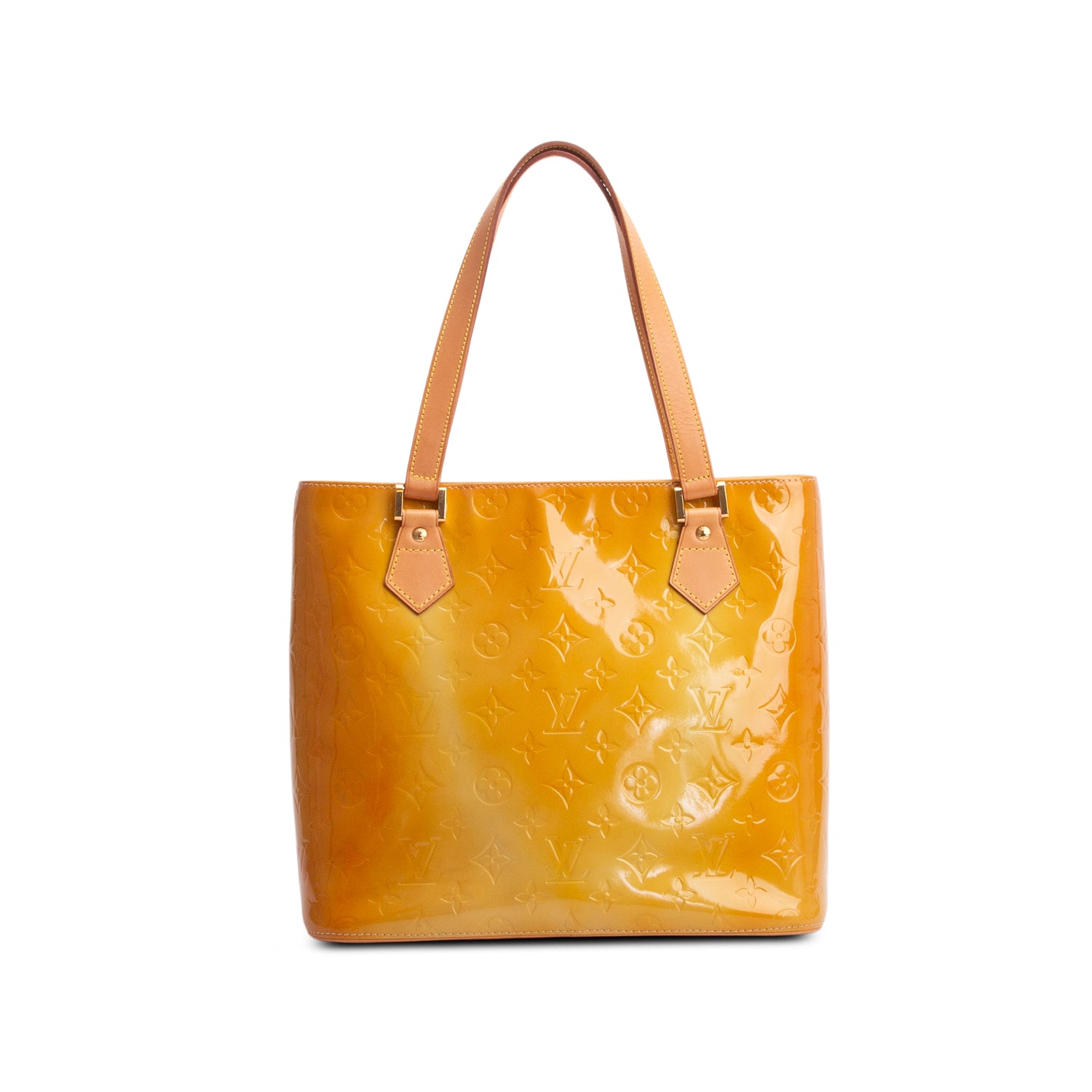 Louis Vuitton Yellow Vernis Houston Tote