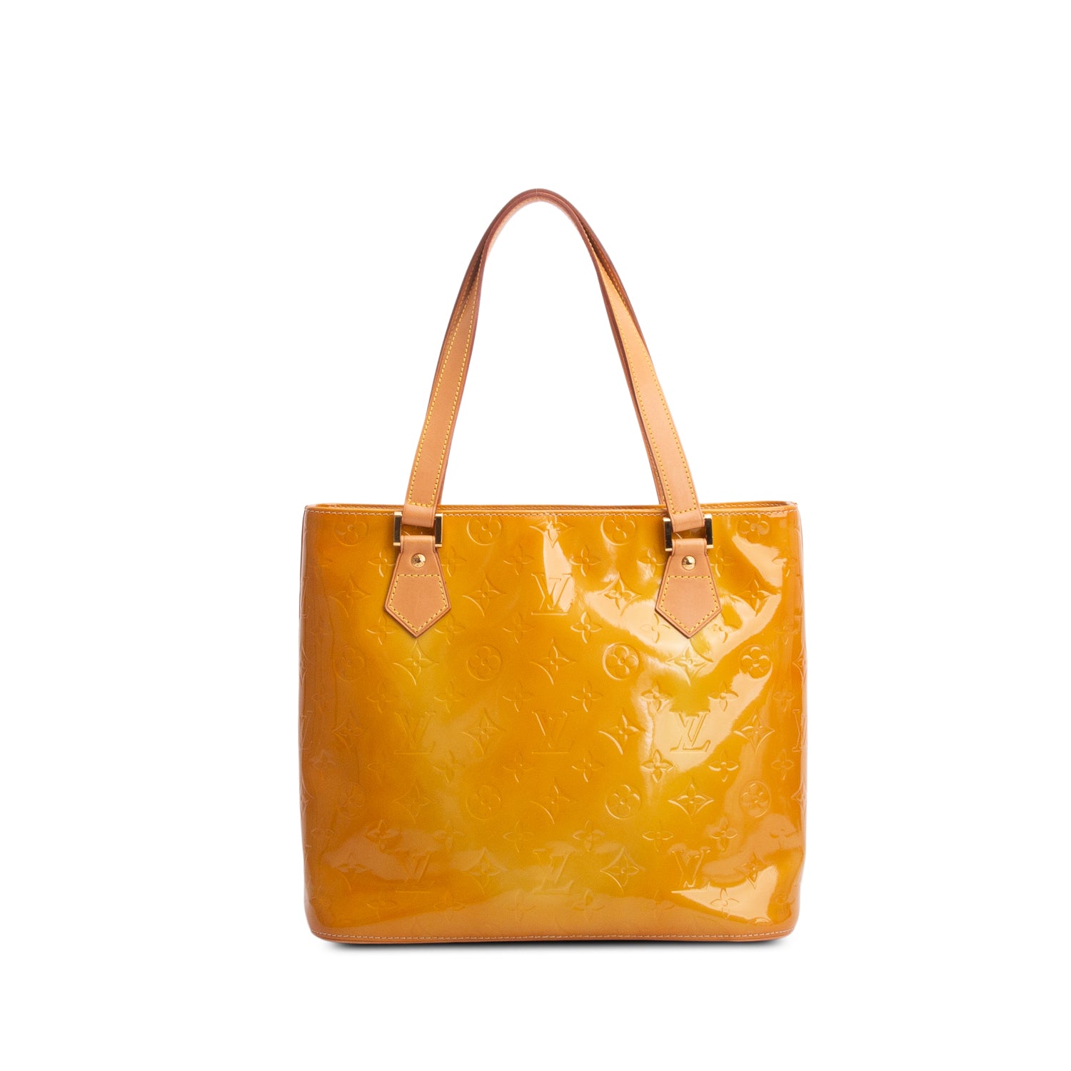 Louis Vuitton Yellow Vernis Houston Tote