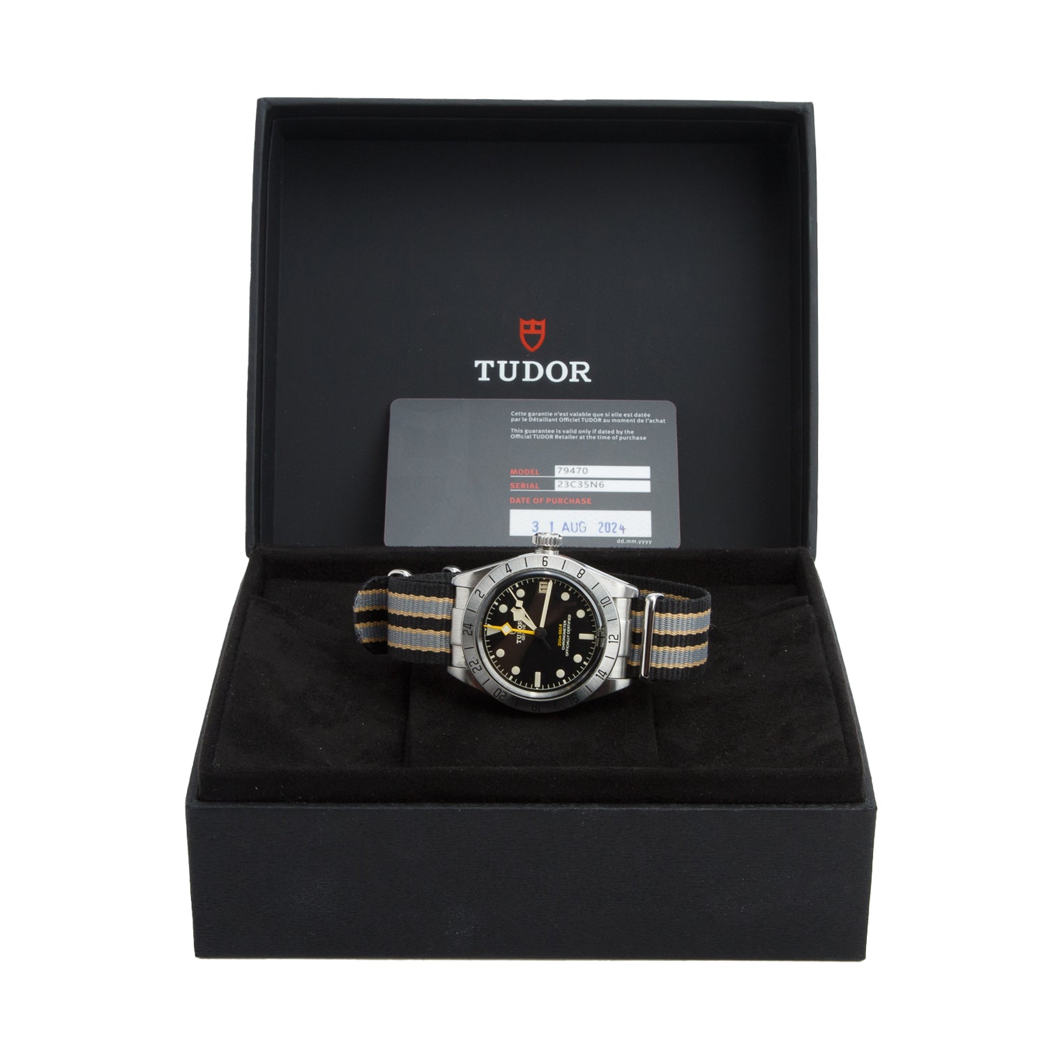 Tudor 2024 Stainless Steel Black Bay Pro 39 MM Automatic Watch Black Dial 79470 w/ Box & Papers