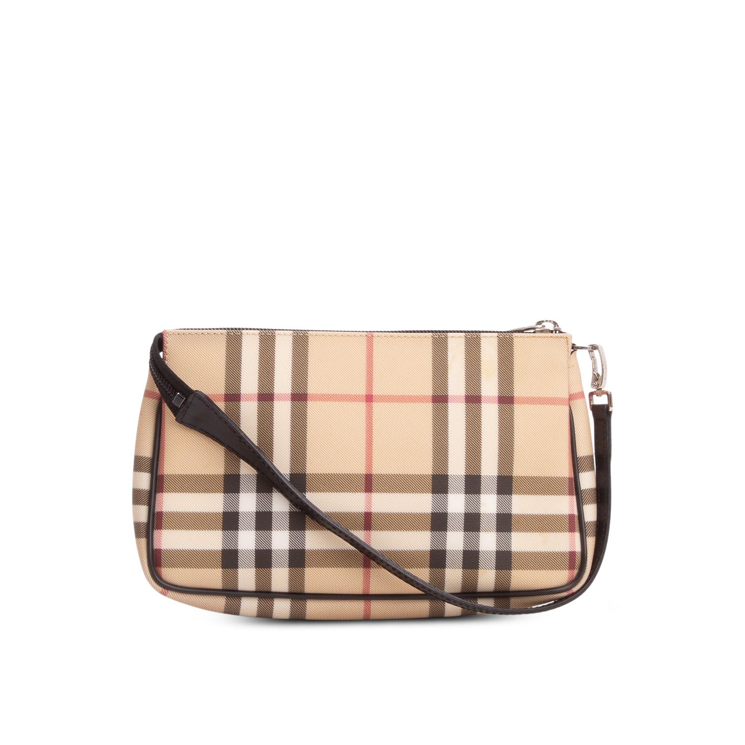 Burberry Nova Check Canvas Shoulder Bag