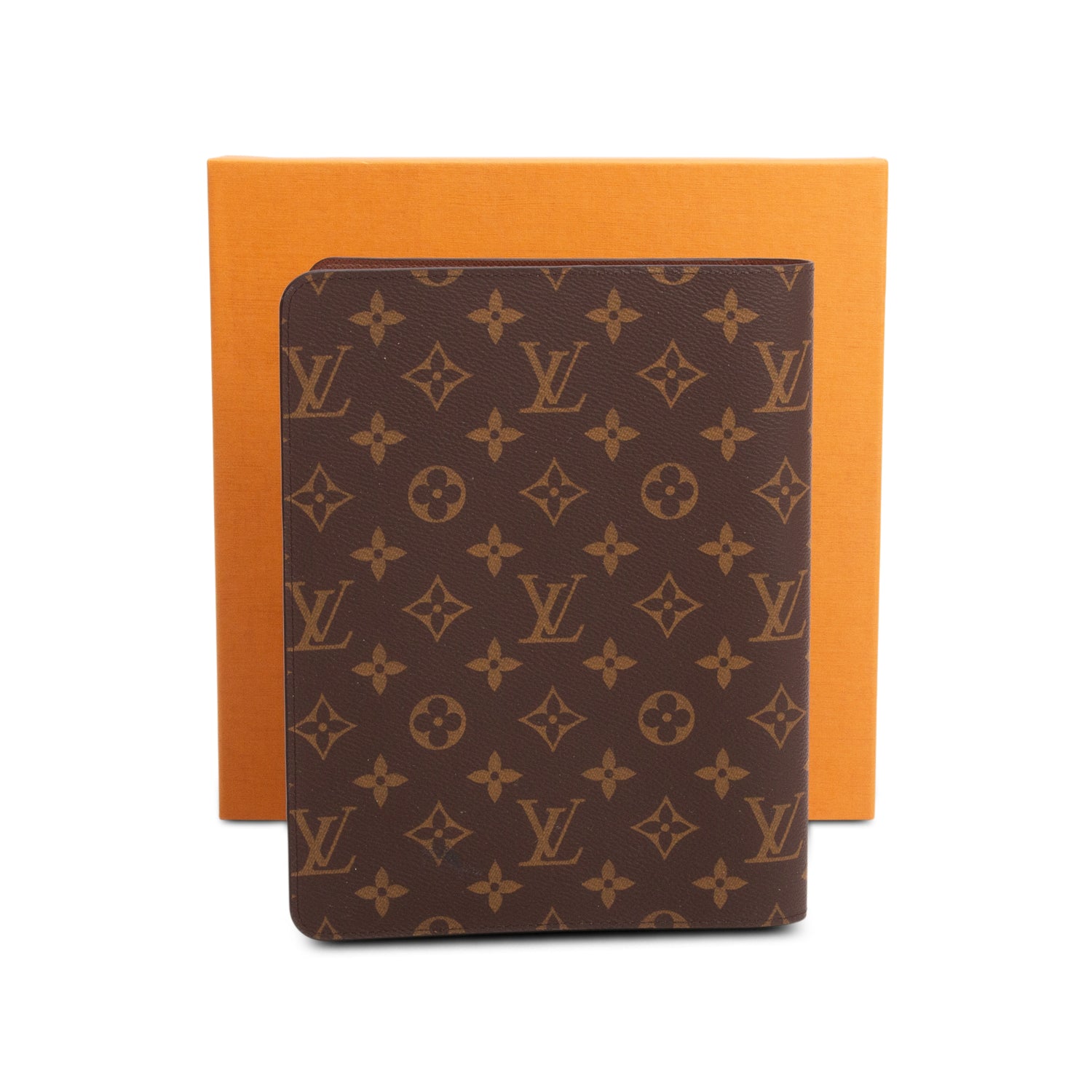 Louis Vuitton Monogram Desk Agenda Cover w/ Box