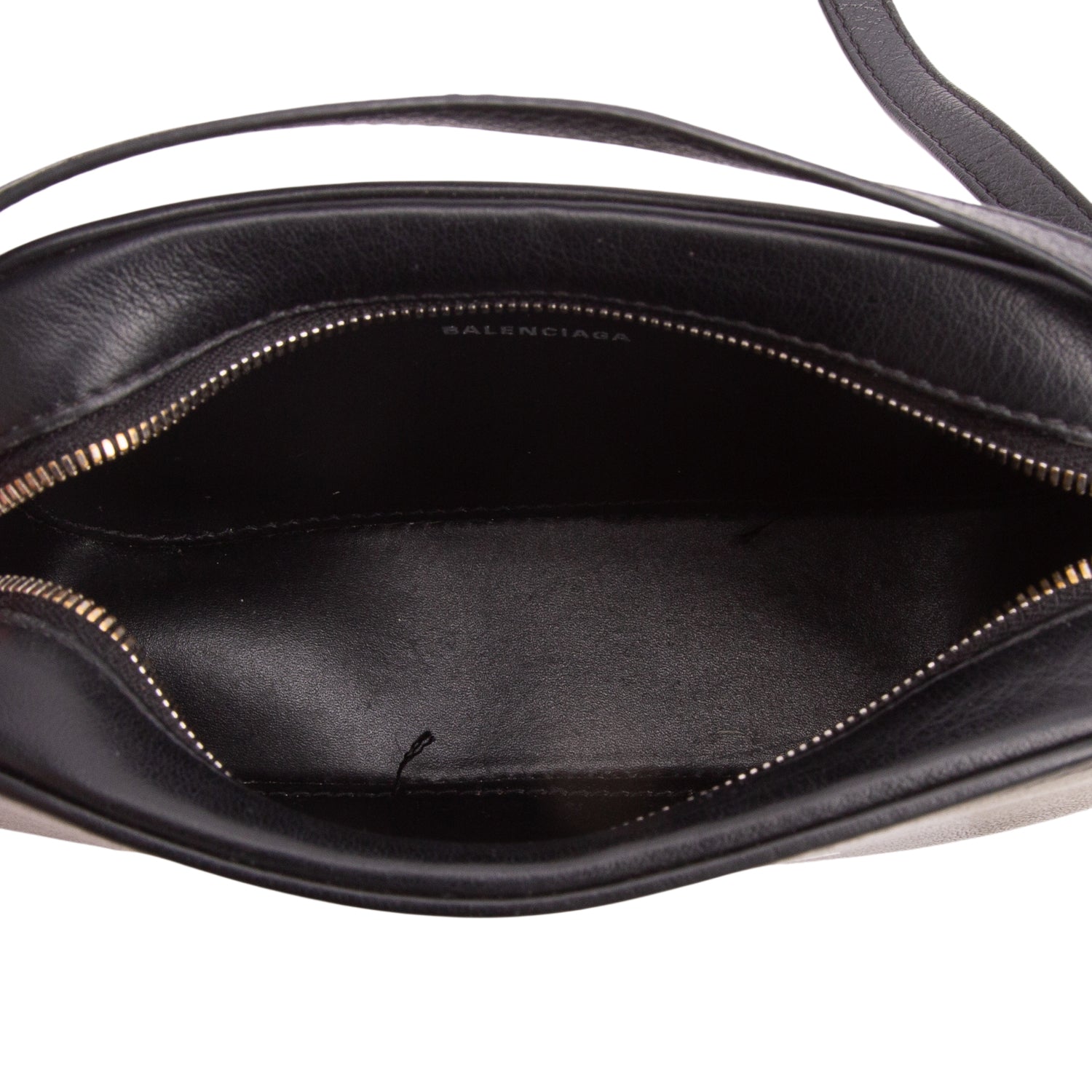 Balenciaga Black Grained Calfskin XS Everyday Camera Bag
