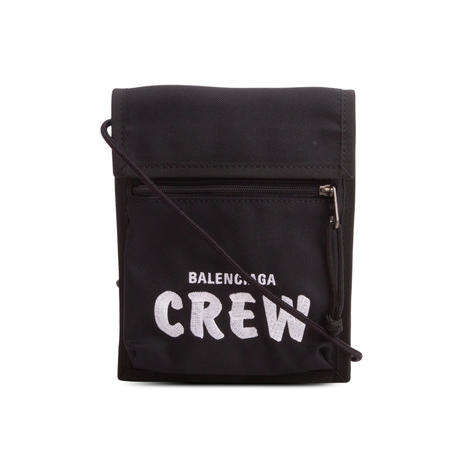 Balenciaga Black Canvas Explorer Pouch