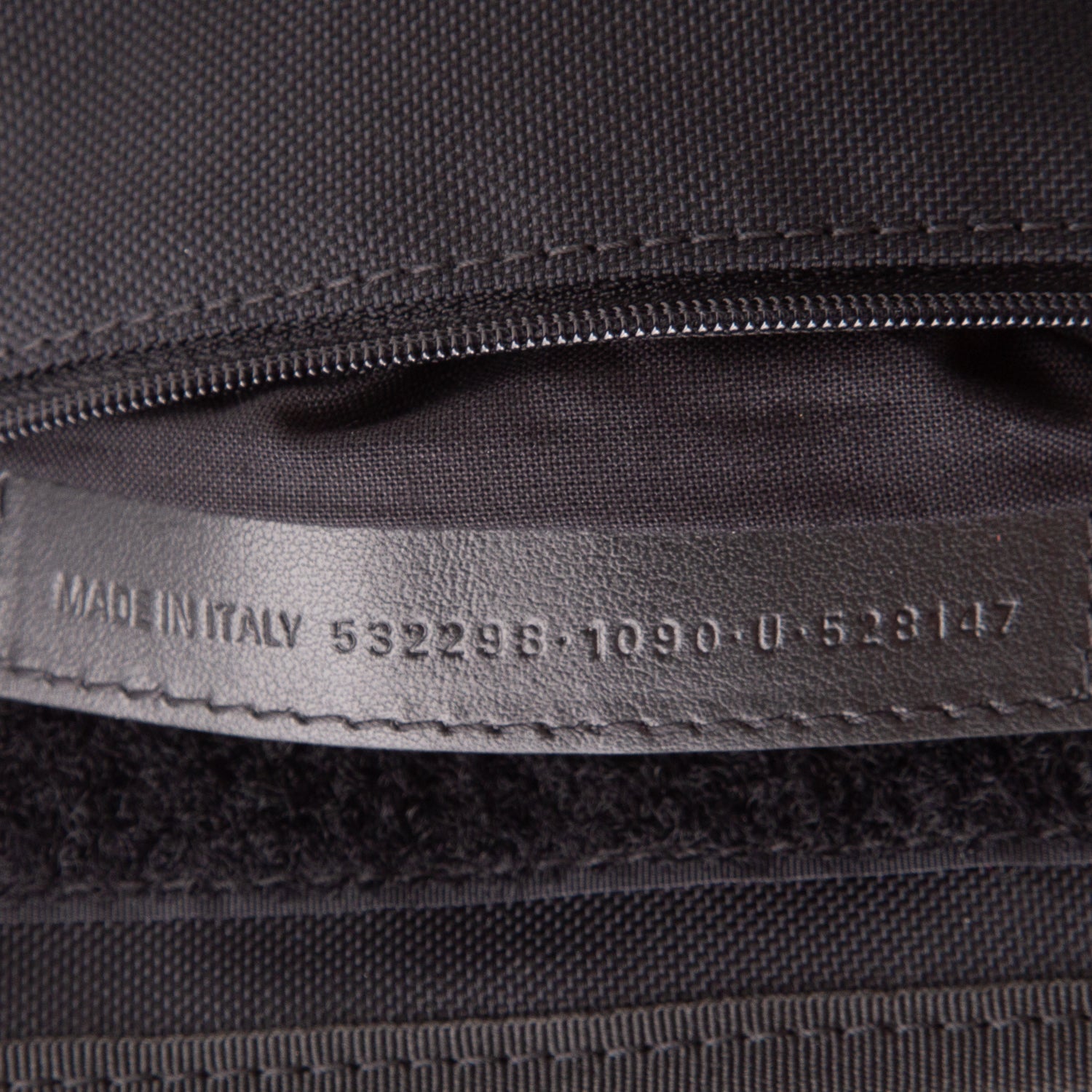 Balenciaga Black Canvas Explorer Pouch
