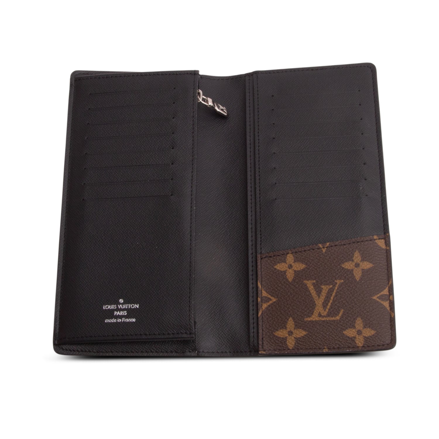 Louis Vuitton 2022 Monogram Macassar Brazza Wallet w/ Box & Receipt