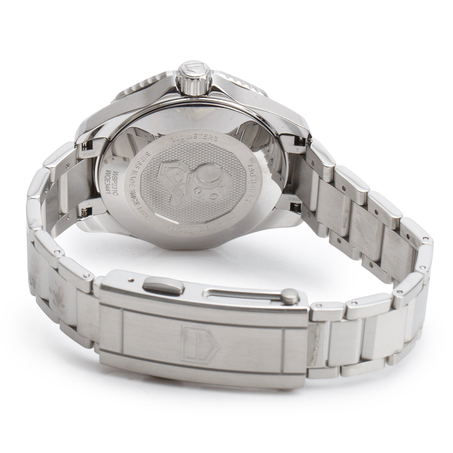 Tag Heuer Stainless Steel Aquaracer Professional 300M 36 MM Automatic Watch Silver Dial WBP231C