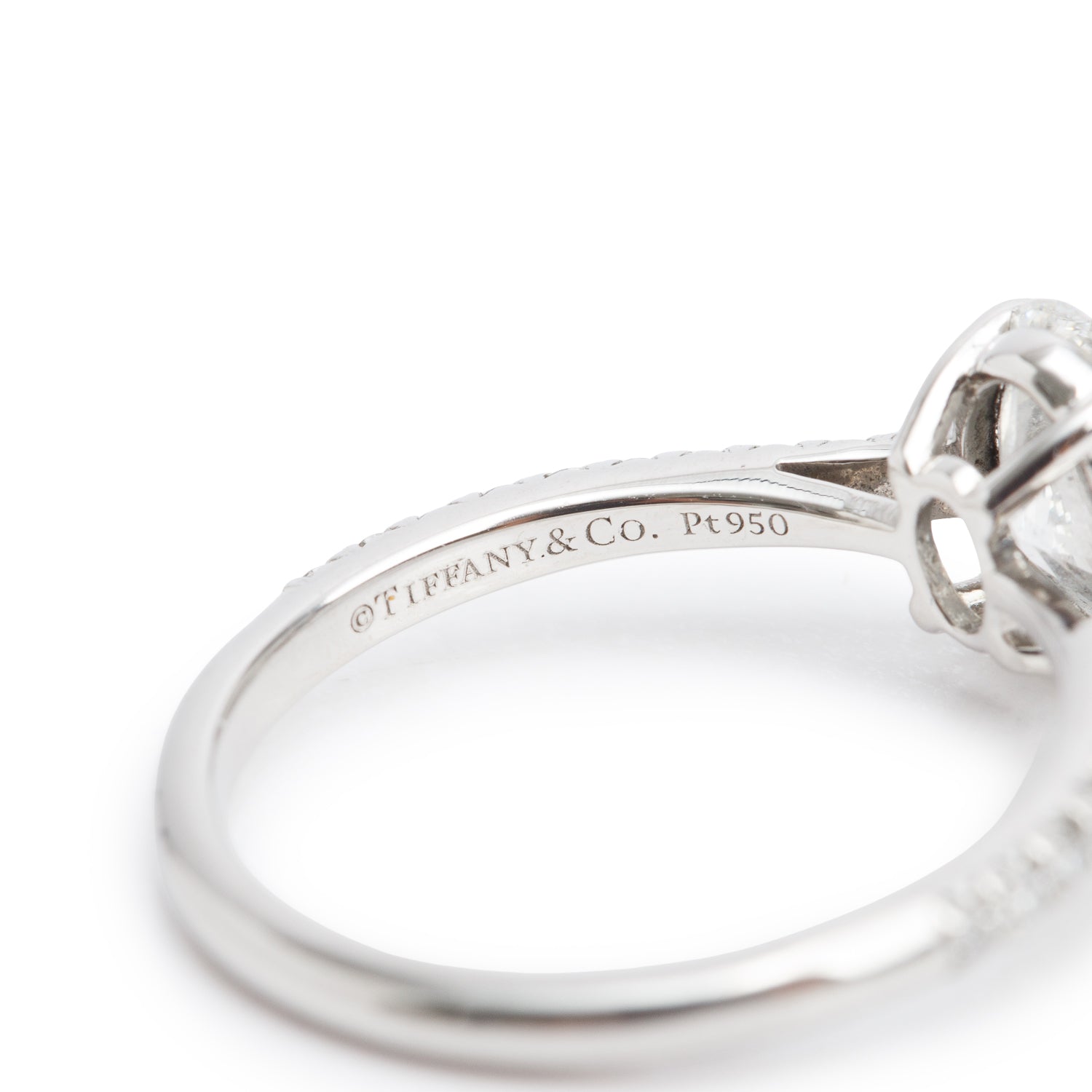 Tiffany & Co. 2023 Platinum 1.00 ct. Oval Cut Diamond Novo Engagement Ring, Size 6 w/ Box & Paperwork
