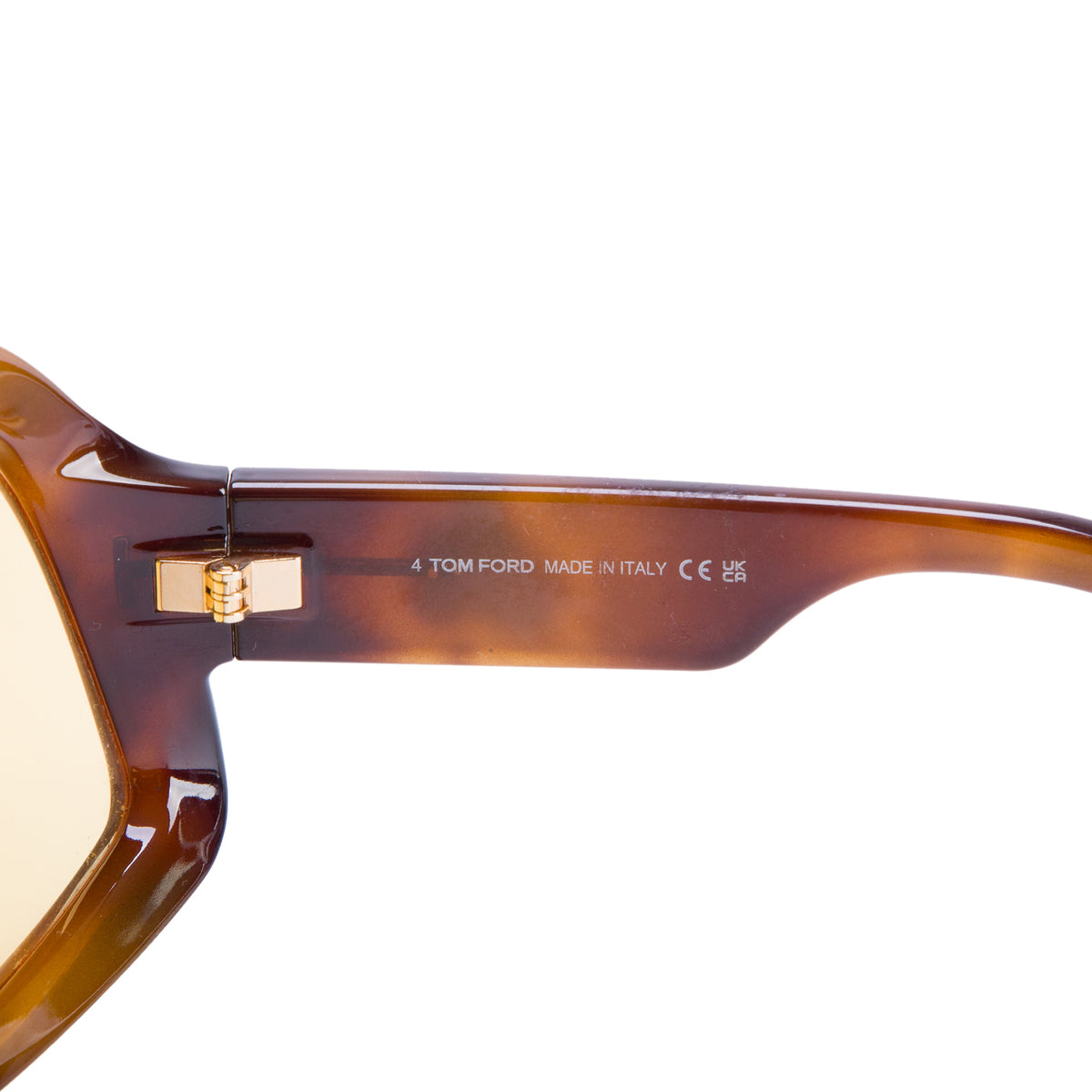 Tom Ford TF 965 Brown Cassius Shield Oversized Sunglasses w/ Case