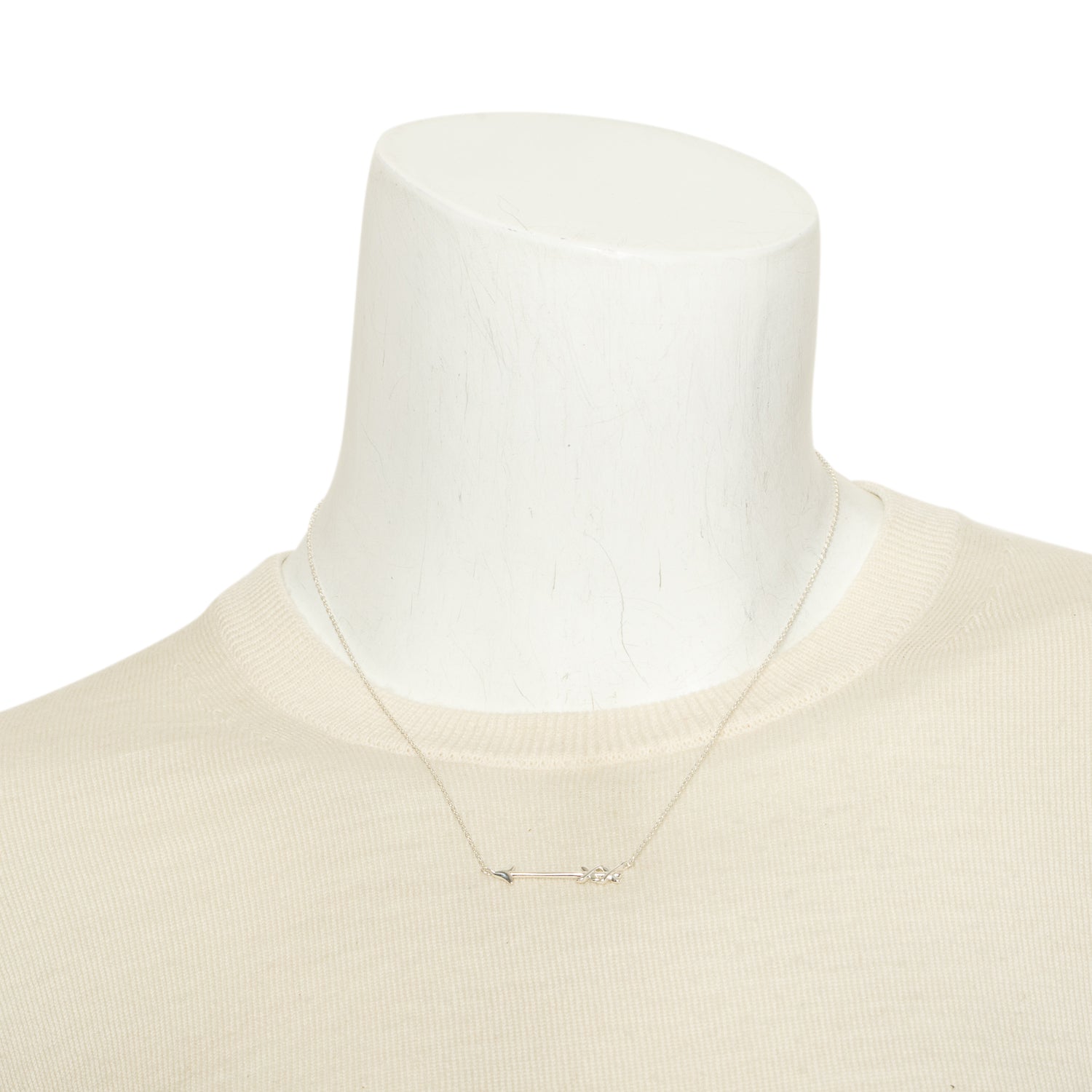 Tiffany & Co. Paloma Picasso Sterling Silver Graffiti Arrow Pendant Necklace
