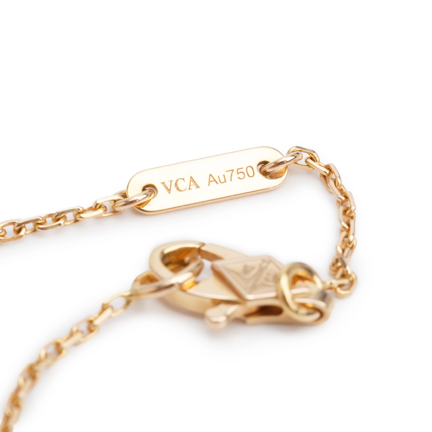Van Cleef & Arpels 18k Rose Gold Sweet Alhambra Pendant Necklace w/ Box & Certificate