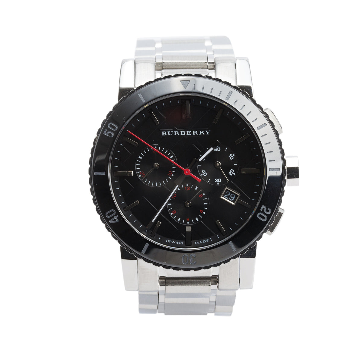 Burberry Stainless Steel The City 43 MM Chronograph Quartz Watch