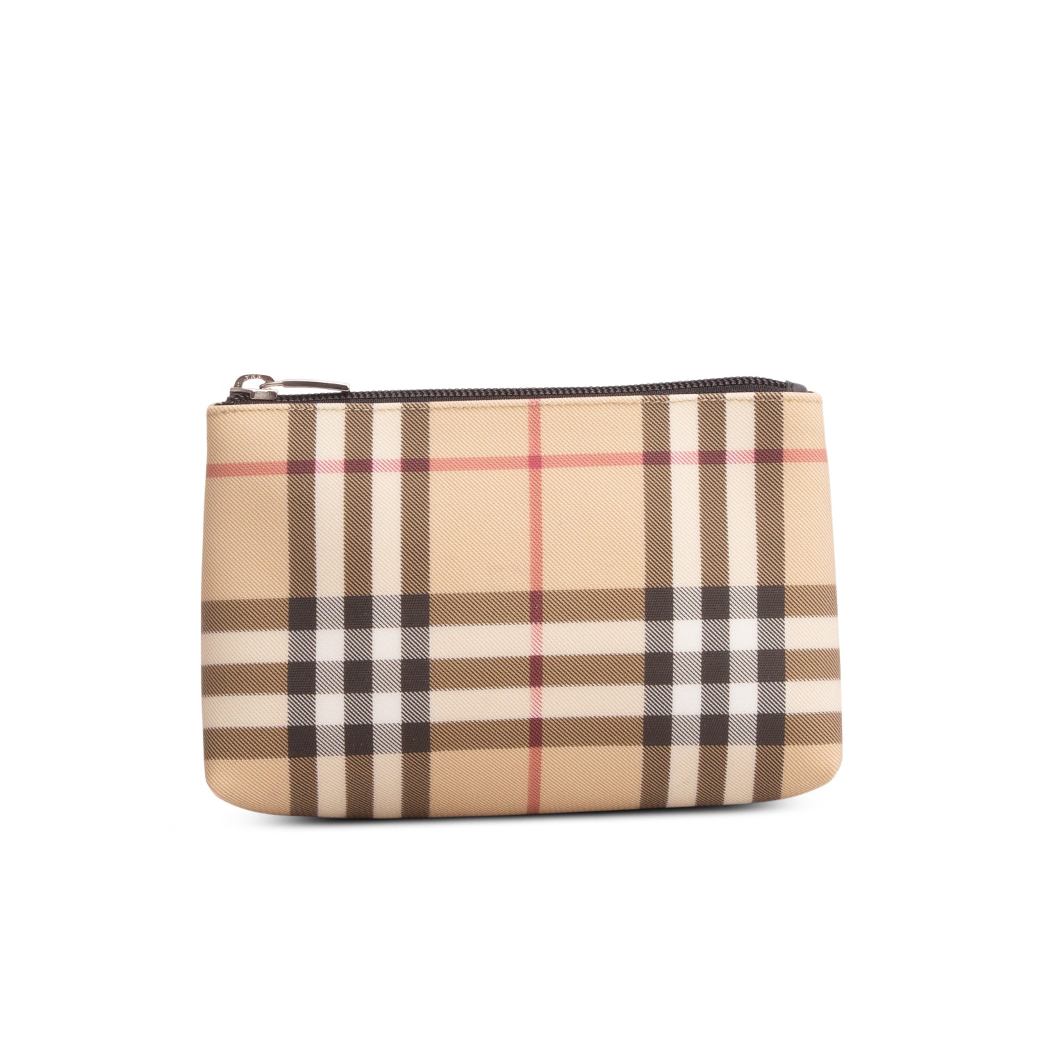 Burberry Beige Nova Check Cosmetic Pouch
