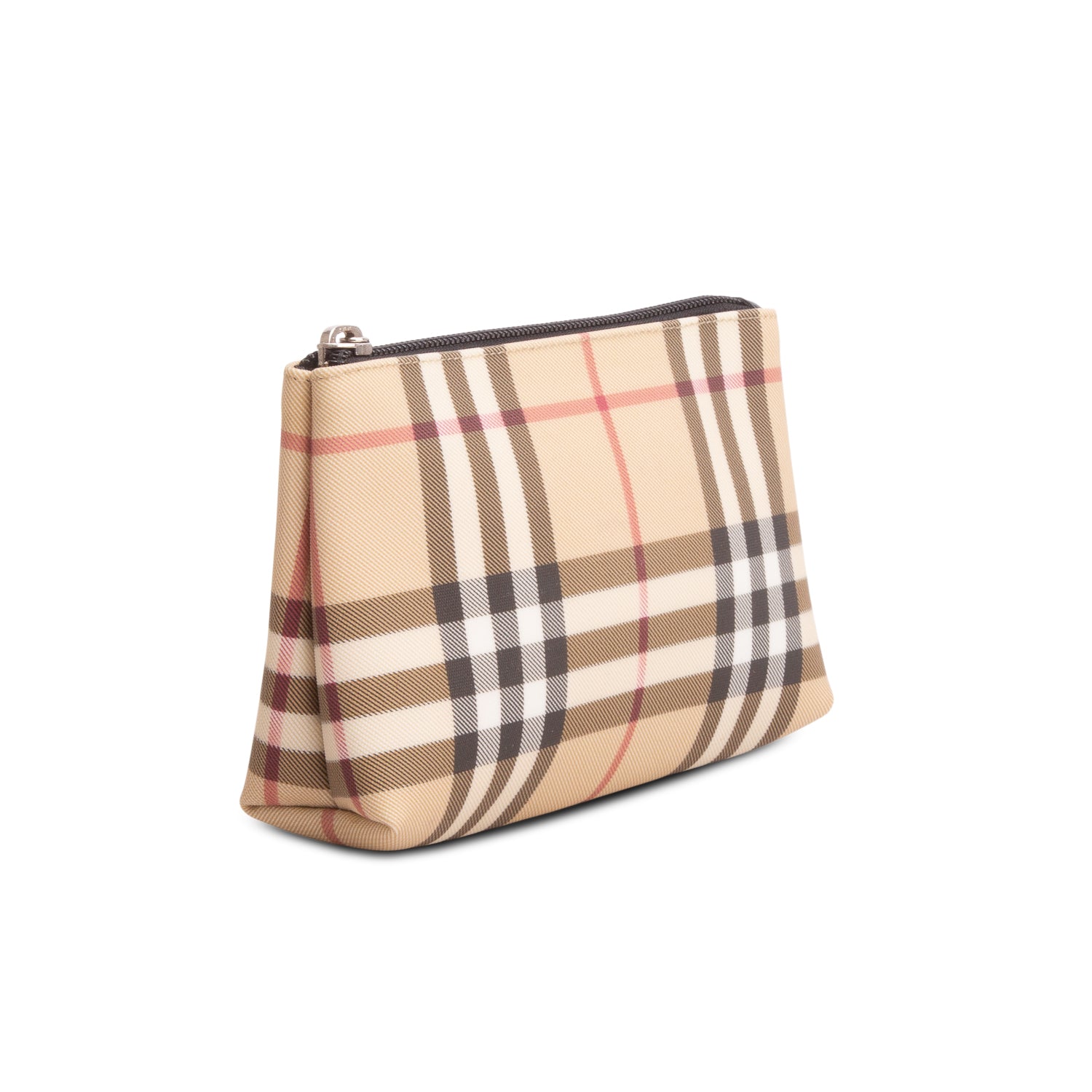 Burberry Beige Nova Check Cosmetic Pouch