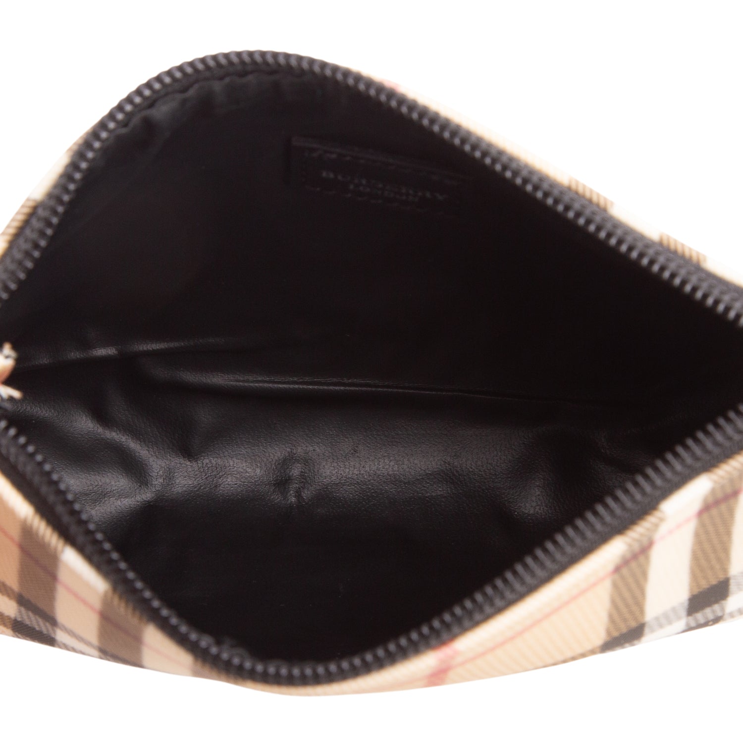 Burberry Beige Nova Check Cosmetic Pouch