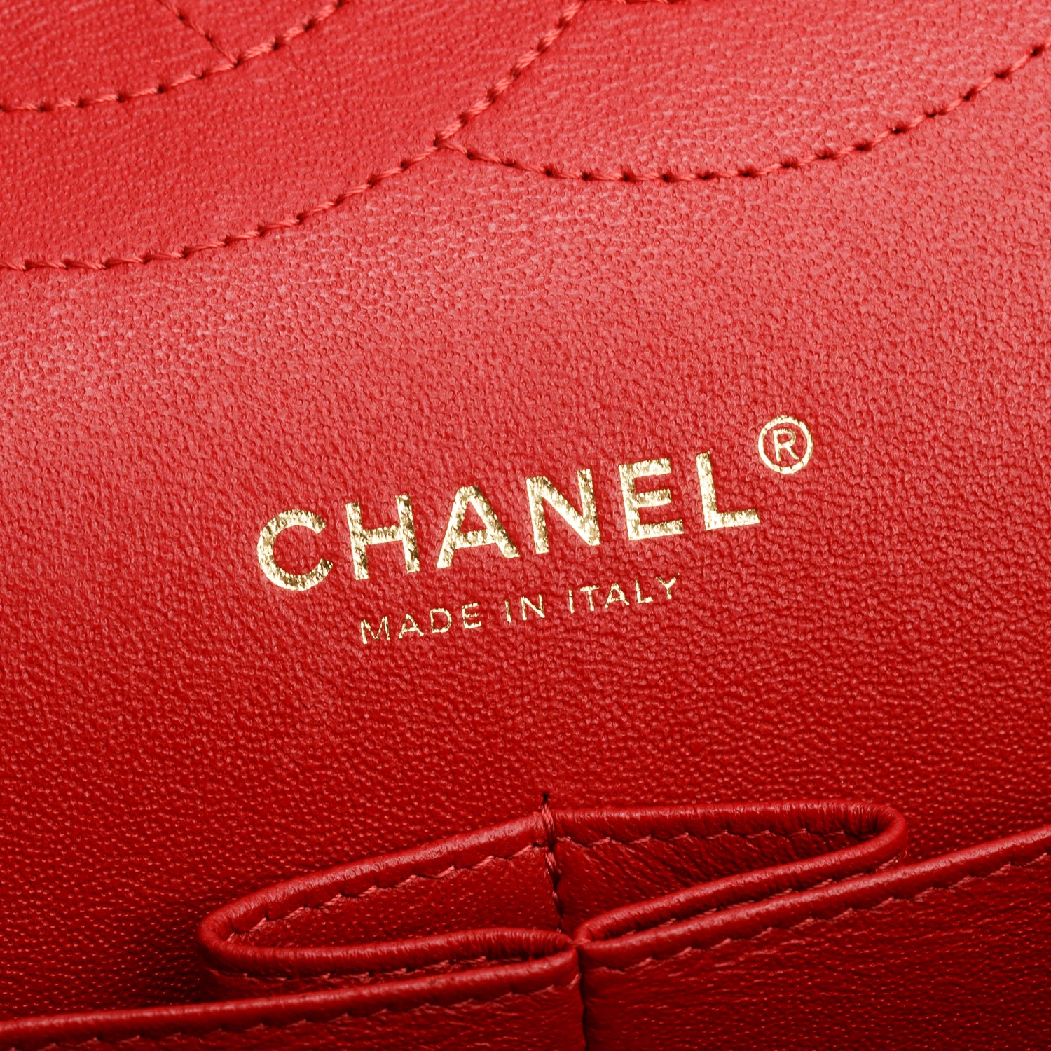 Chanel Red Caviar Jumbo Classic Double Flap Bag w/ Box, Authenticity Card & Receipt