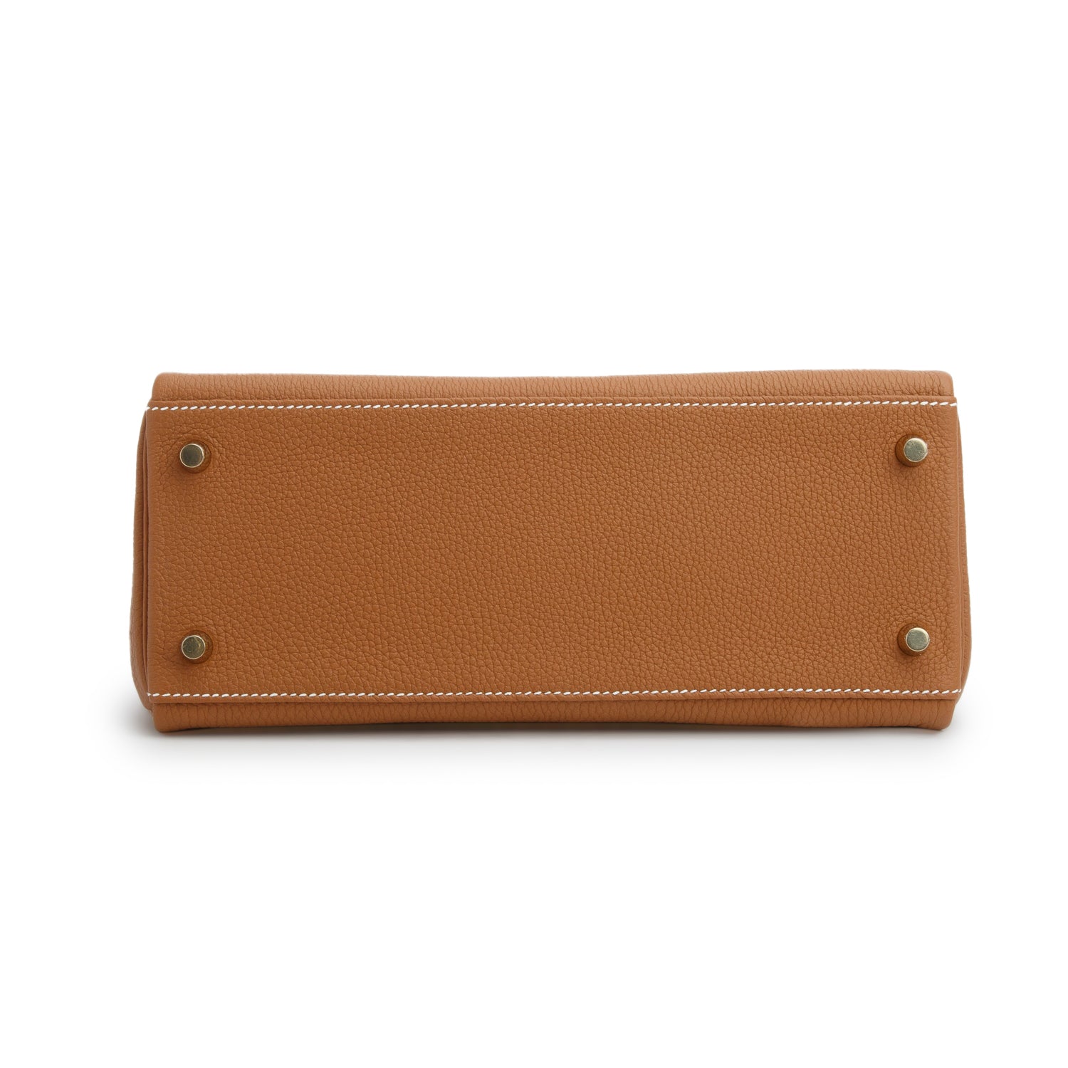 Hermes 2022 Gold Togo Kelly II Retourne 28 w/ Box & Strap