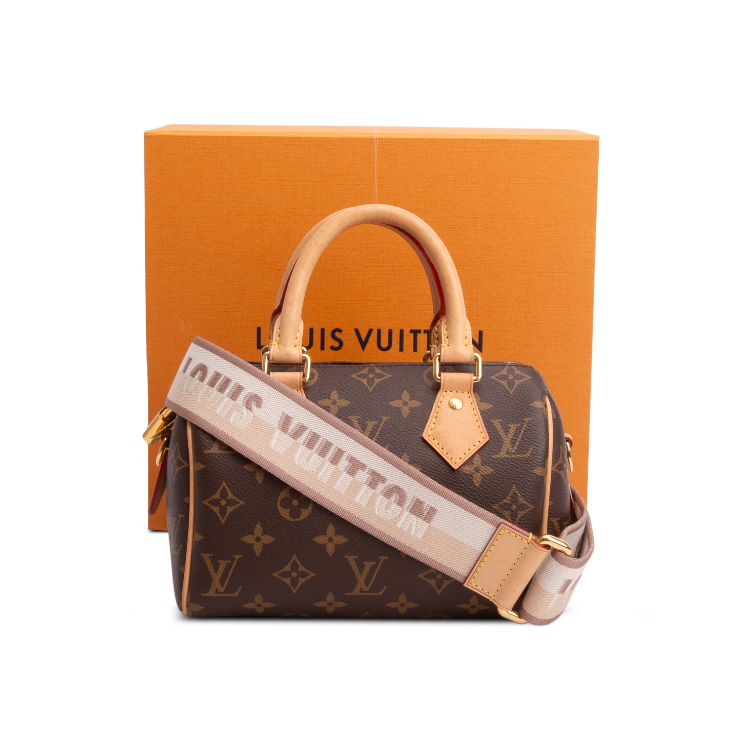 Louis Vuitton 2025 Monogram Speedy Bandouliere 20 w/ Box, Strap & Receipt