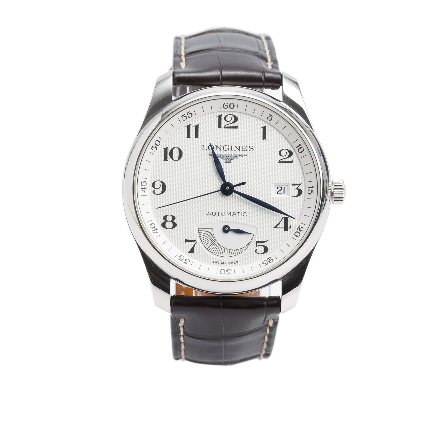 Longines Stainless Steel Master Collection 40 MM Automatic Watch Silver Dial