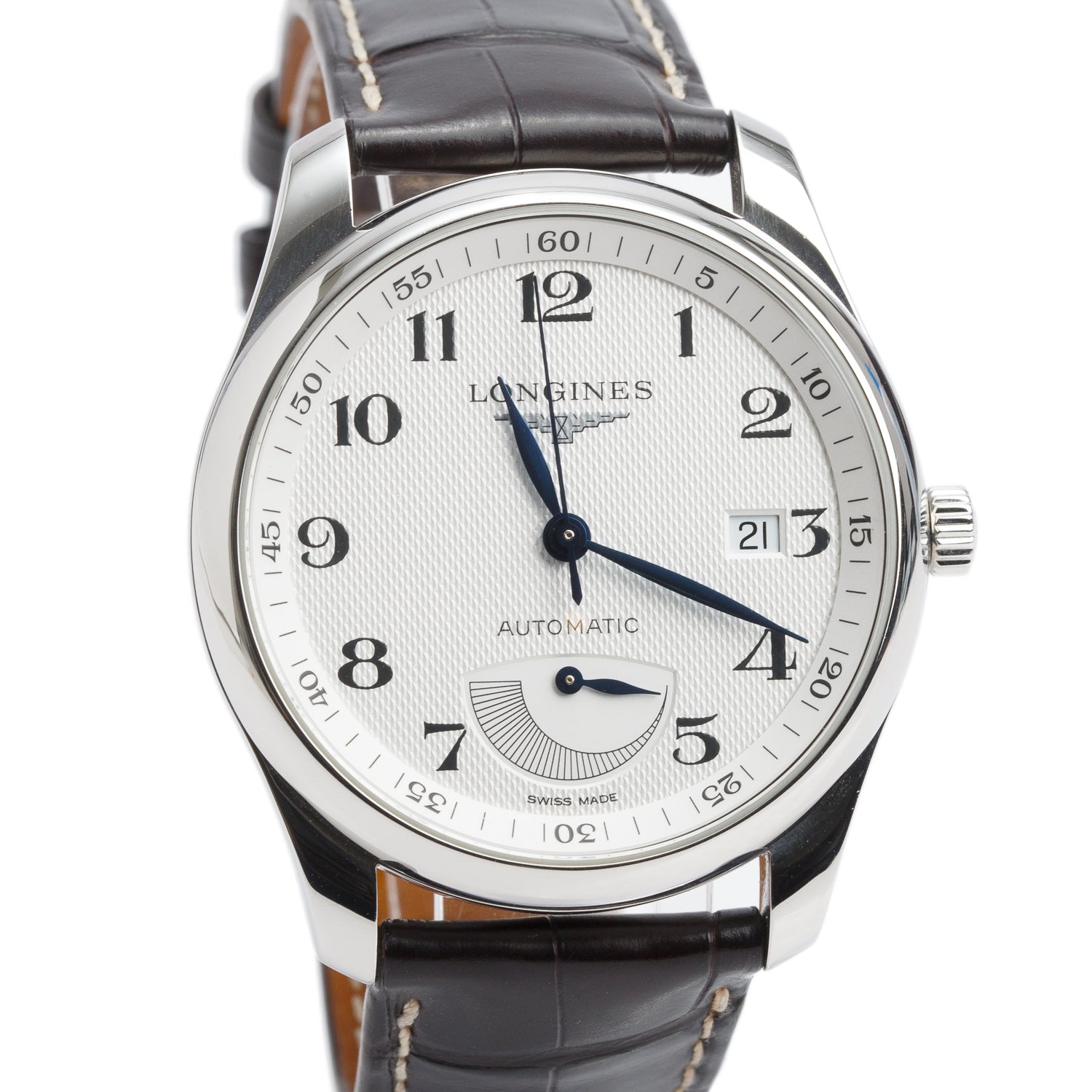 Longines Stainless Steel Master Collection 40 MM Automatic Watch Silver Dial