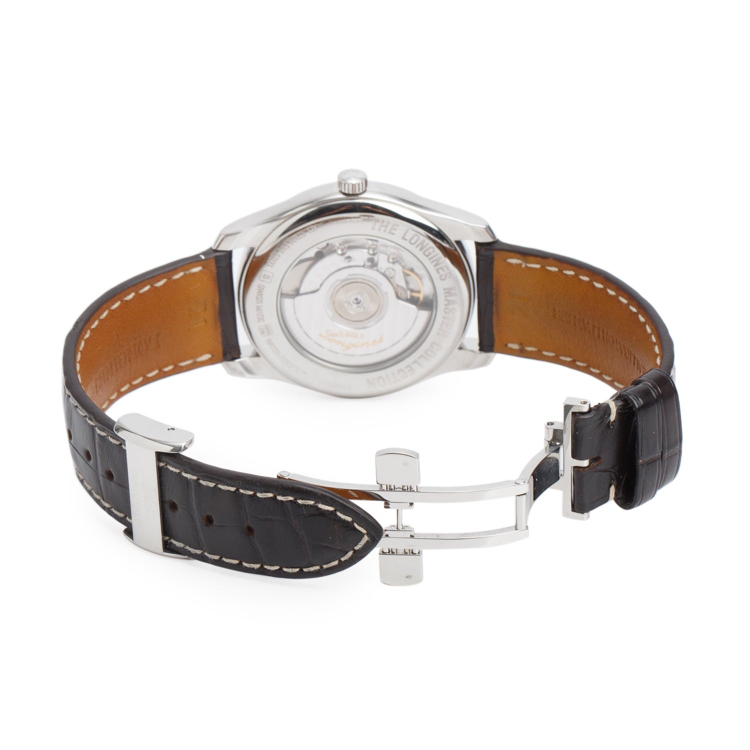 Longines Stainless Steel Master Collection 40 MM Automatic Watch Silver Dial