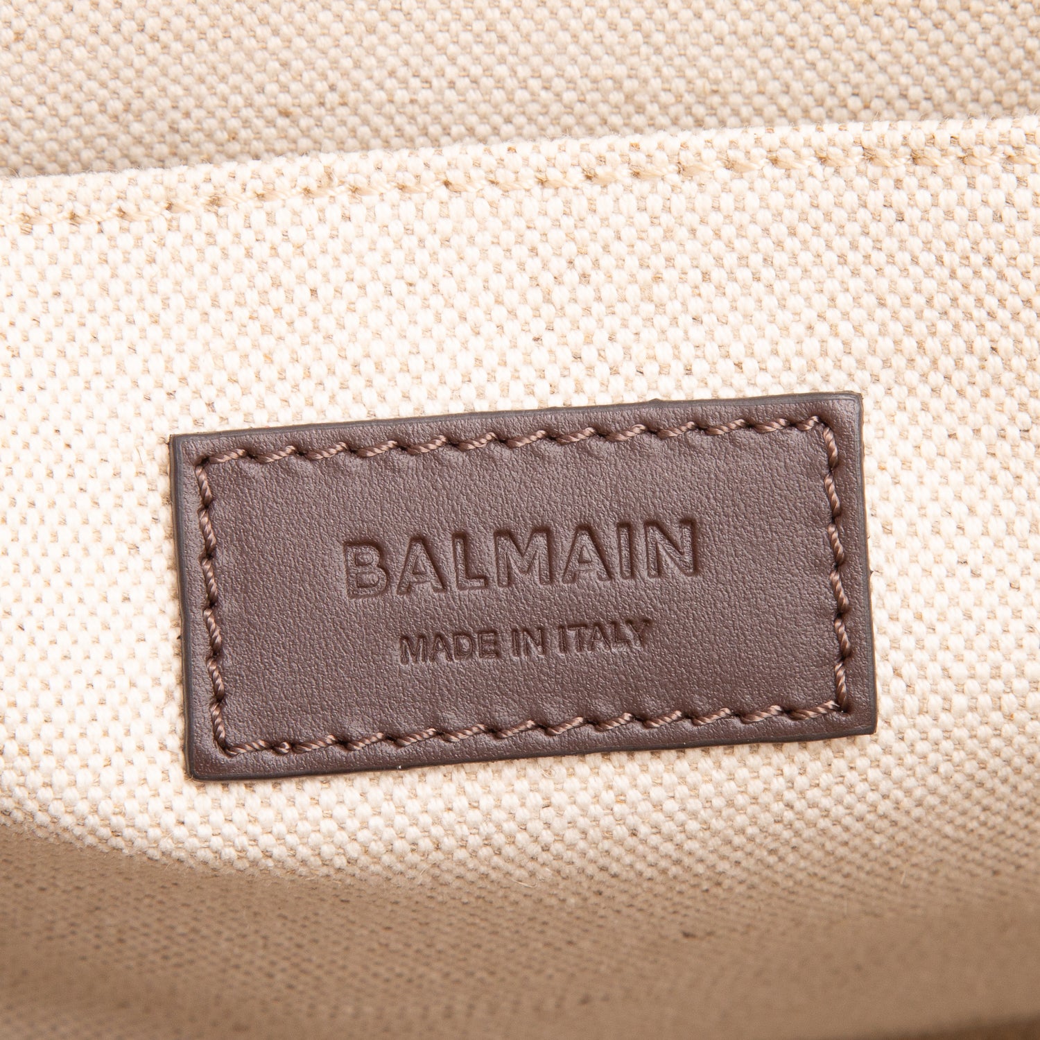 Balmain Green Suede B-Army 42 Tote w/ Pouch